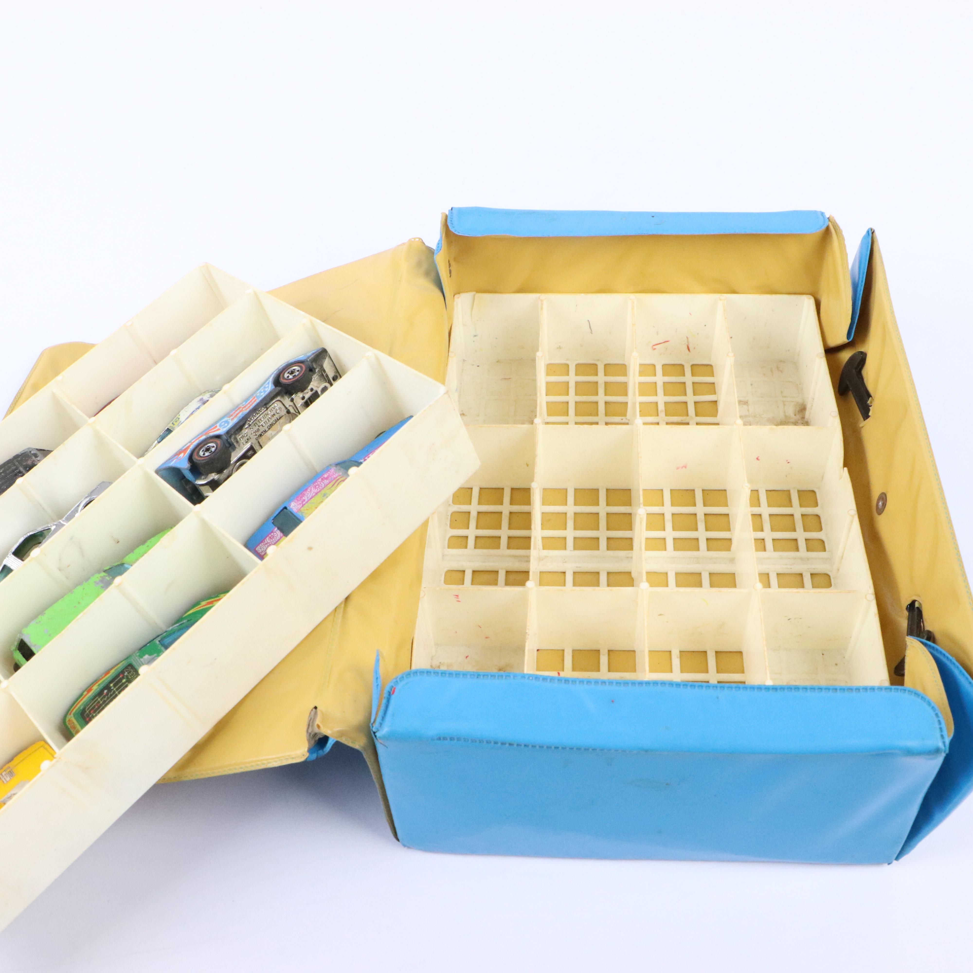 Hot Wheels Collector's Case with Redline Diecast Cars Including "Ferrari 321P"