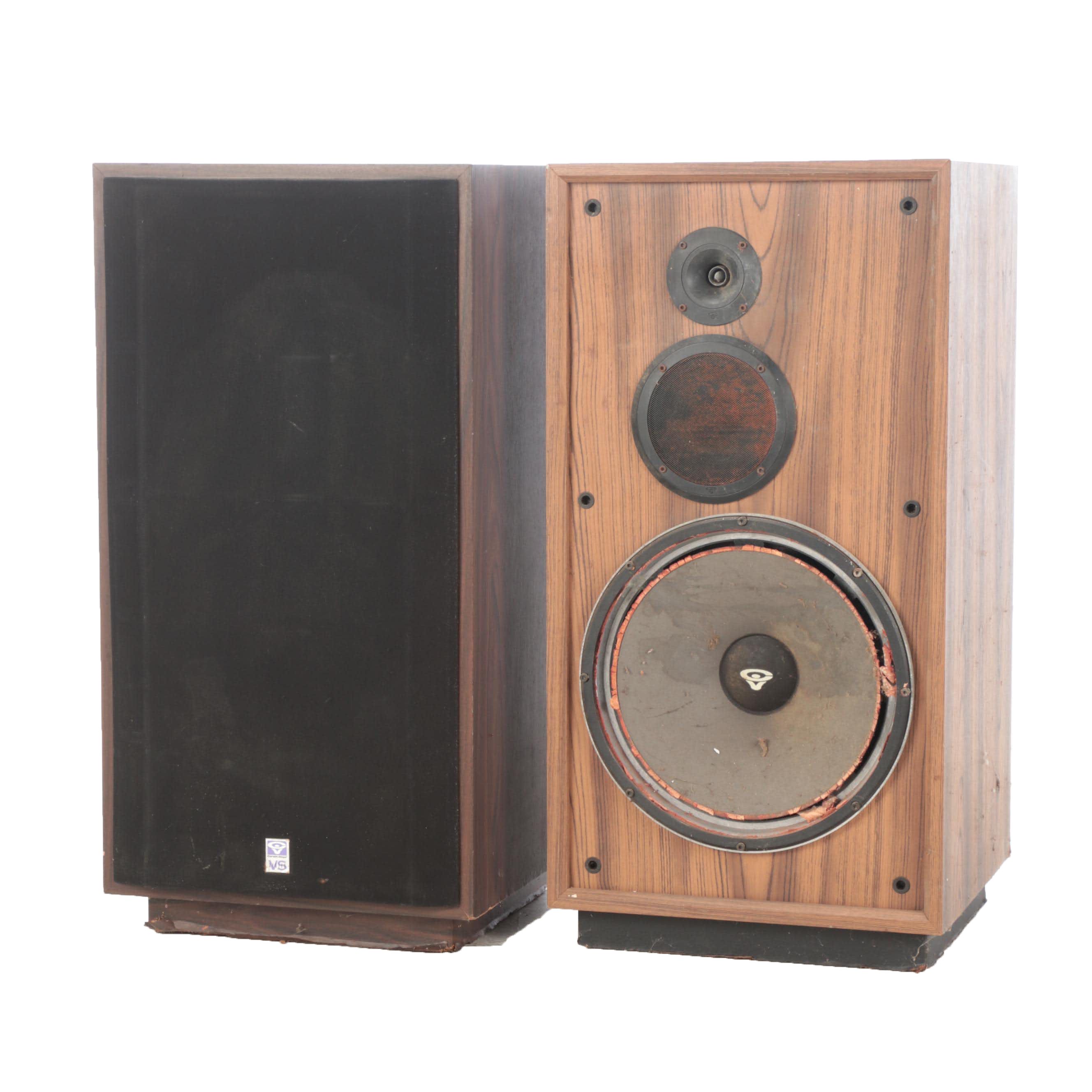Cerwin-Vega! VS Series VS-150 and DX Series DX-9 Speakers, Mid to Late 20th C.