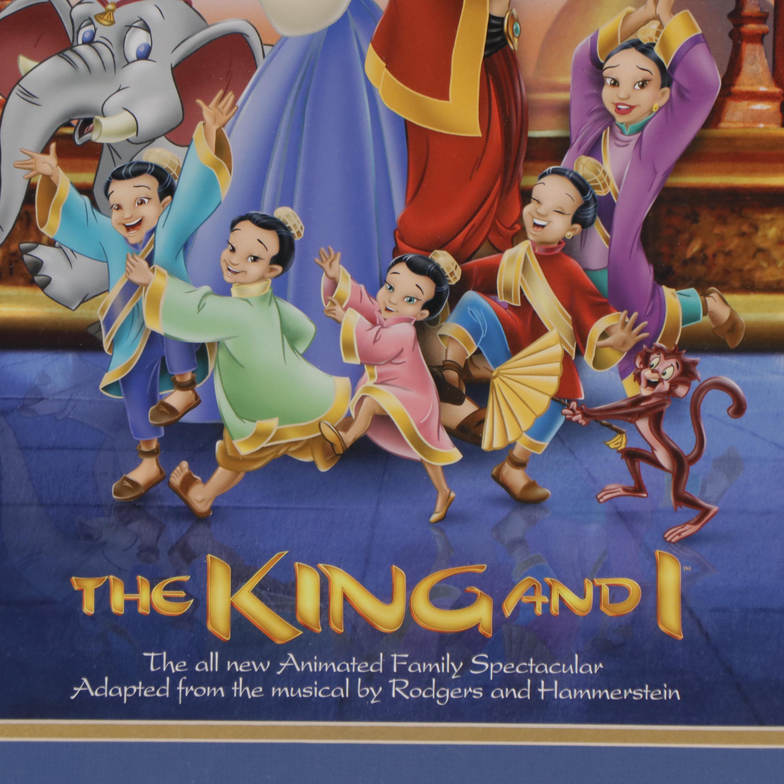 "The King and I" Warner Bros. Animated Film Promo Poster, 1999