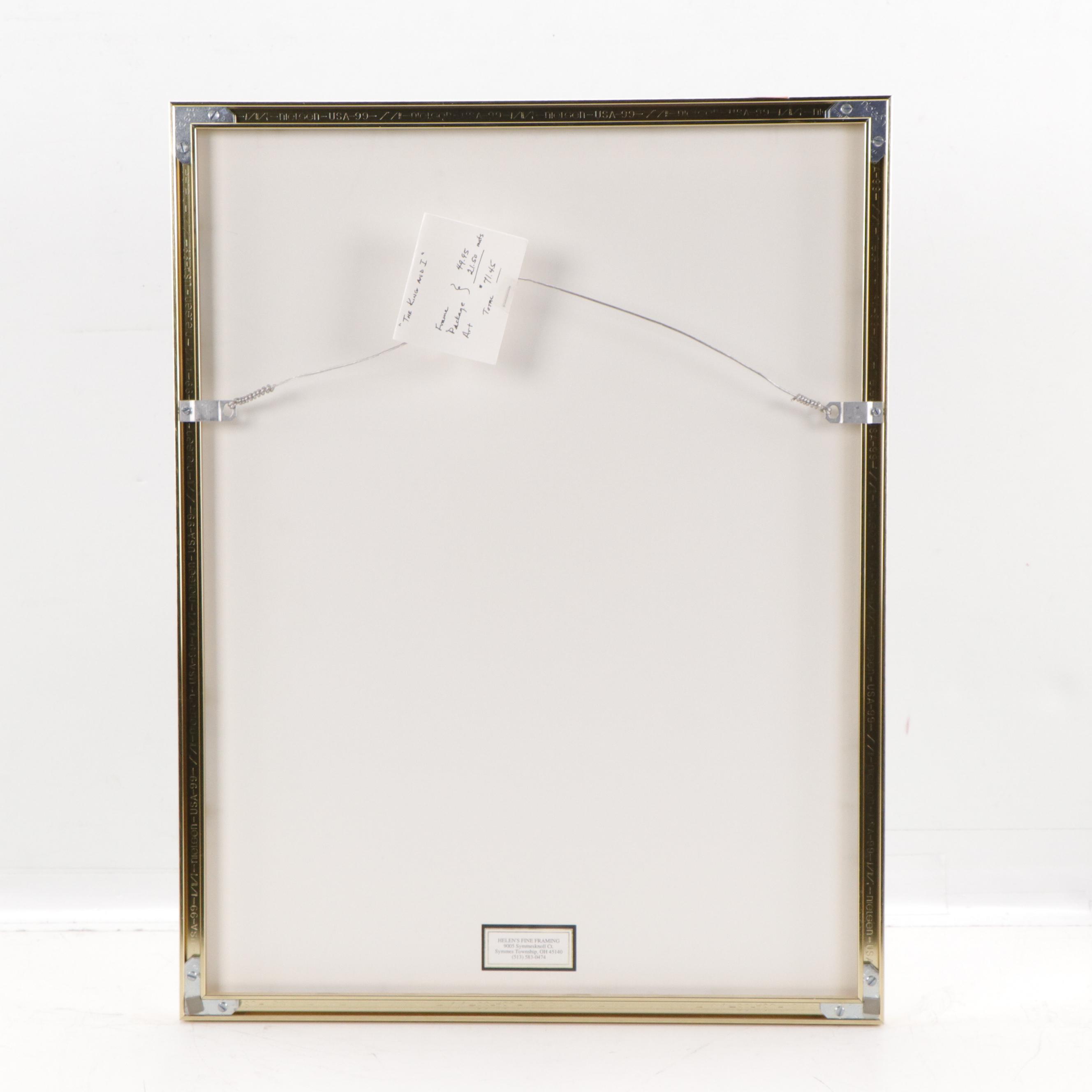 "The King and I" Warner Bros. Animated Film Promo Poster, 1999