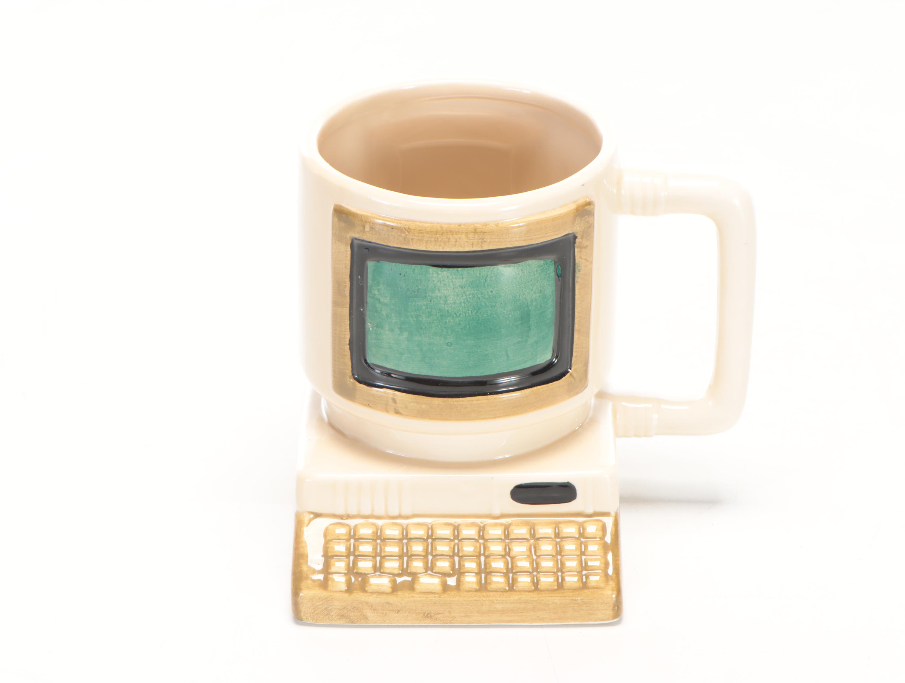 Green-Painted Wooden Organizer Cubby With Desk Lamp and Pencil Cup