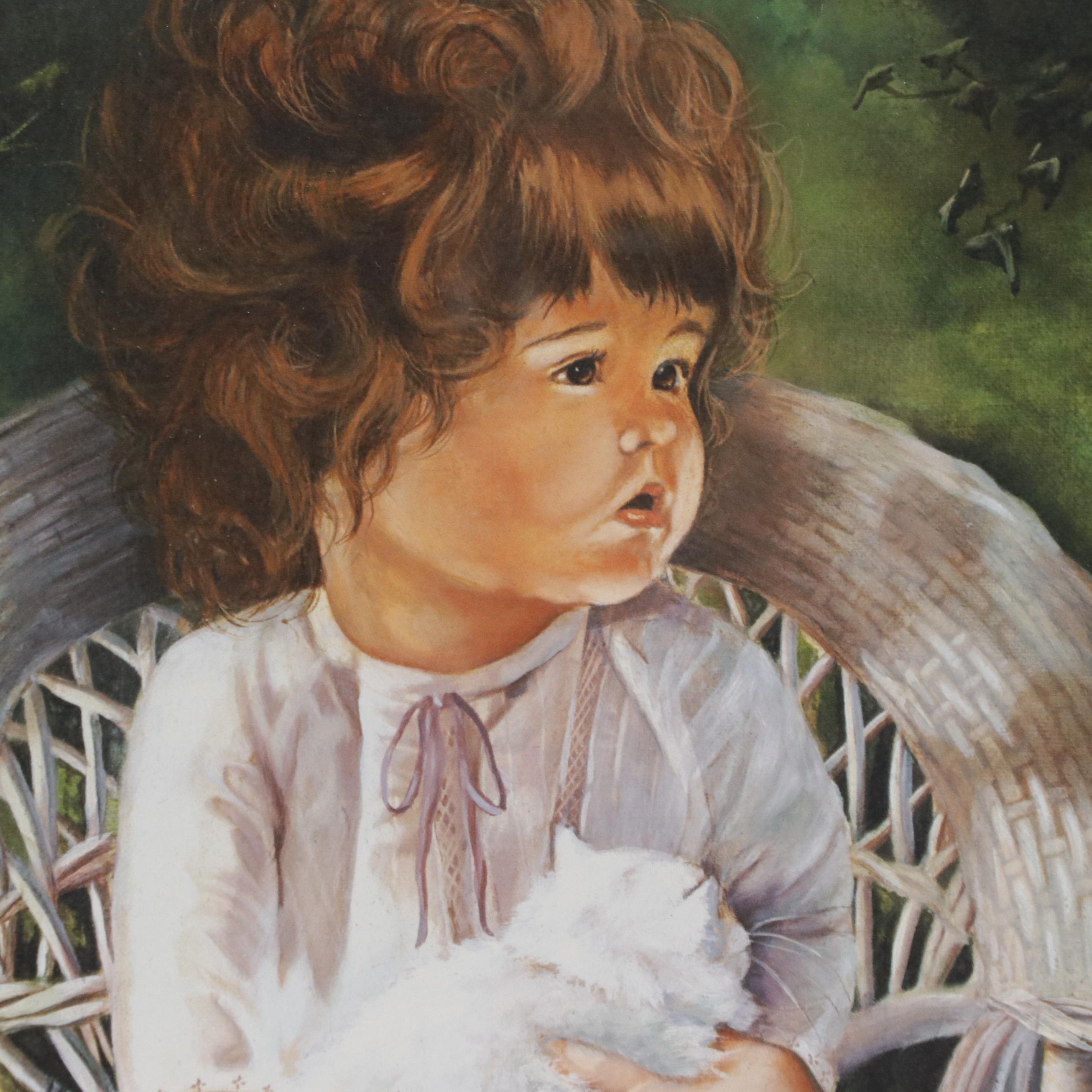 Donna Brooks Offset Lithograph "Can We Keep Them All?"