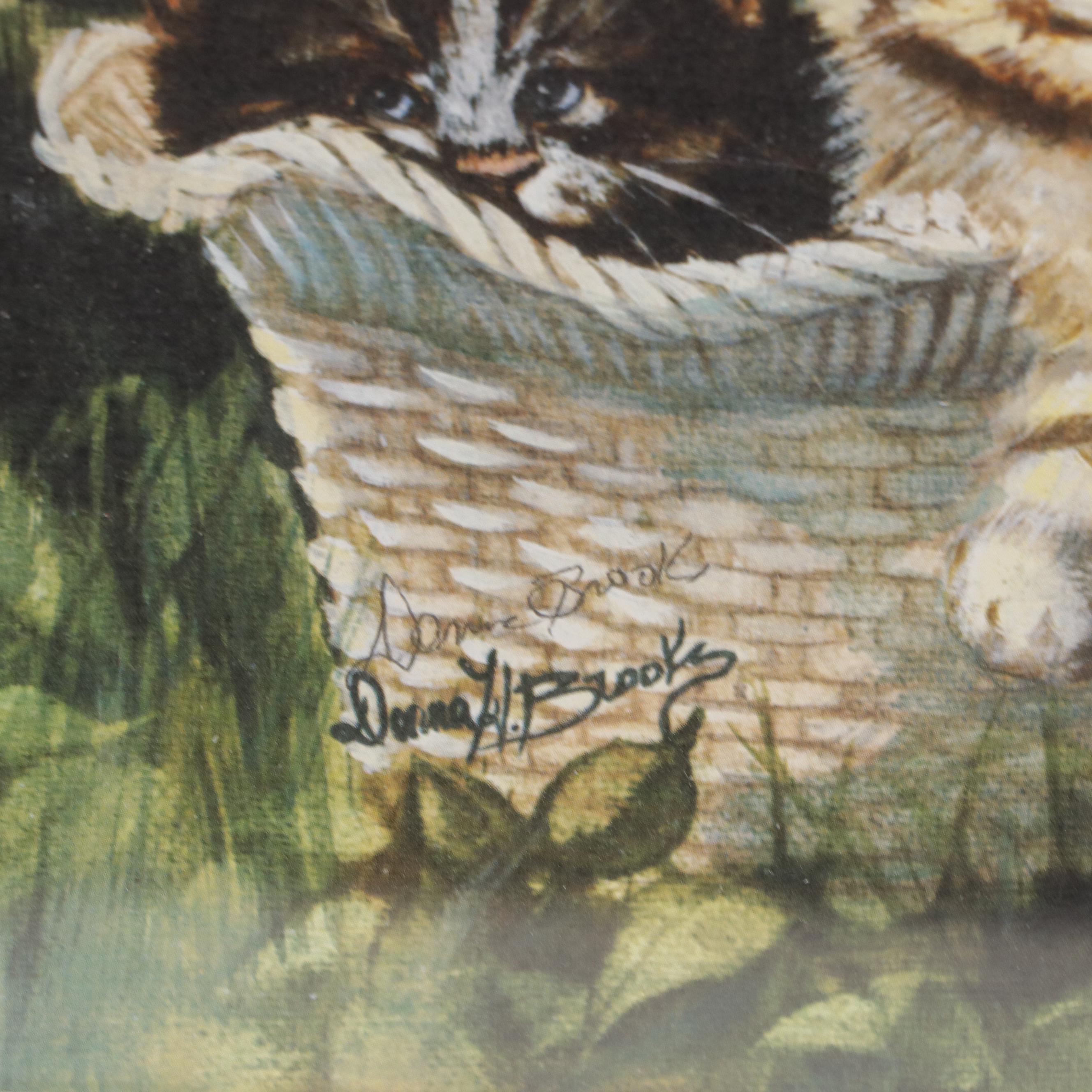 Donna Brooks Offset Lithograph "Can We Keep Them All?"