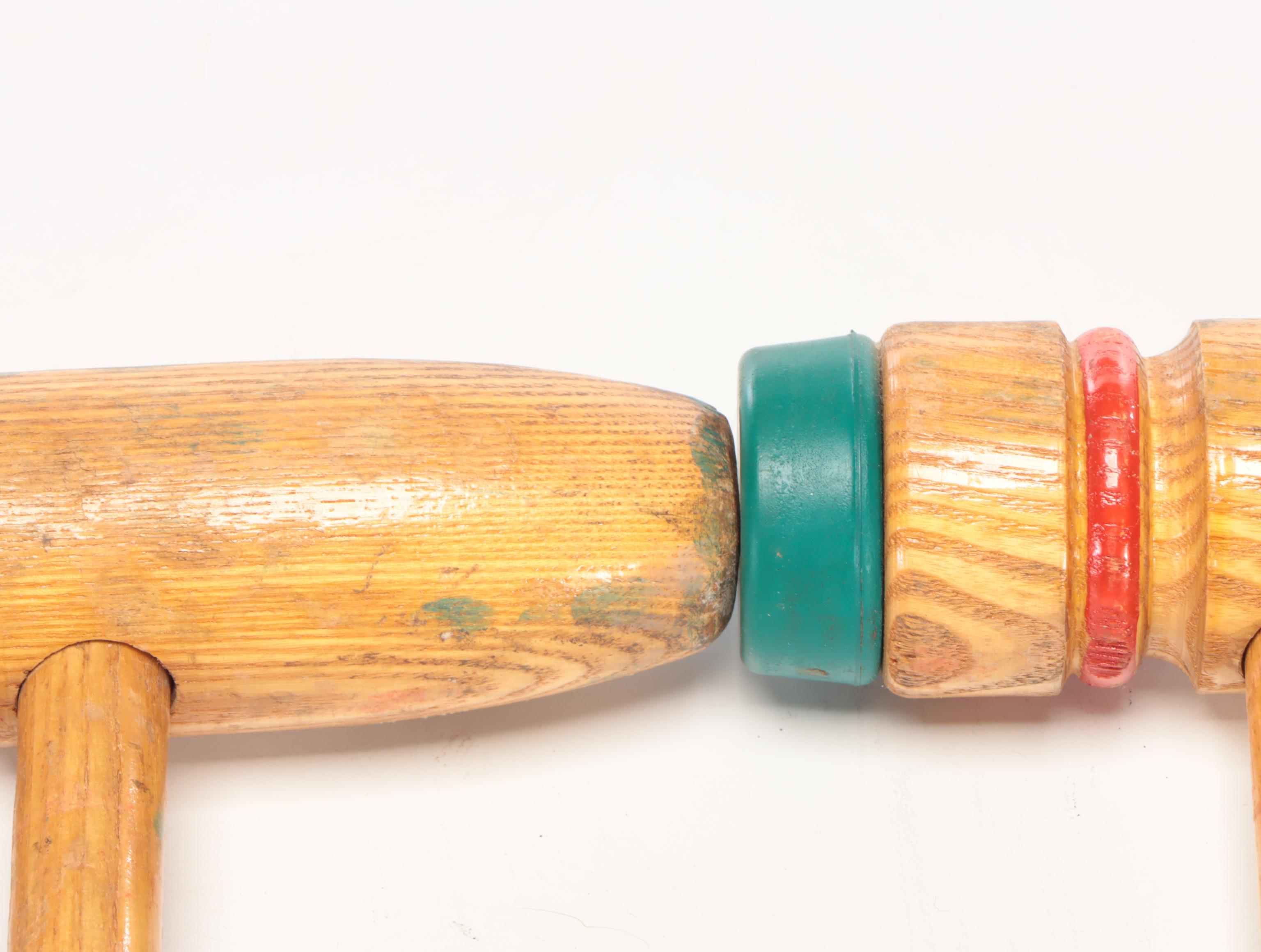 Rademaker Wooden Croquet Set, Late 20th Century