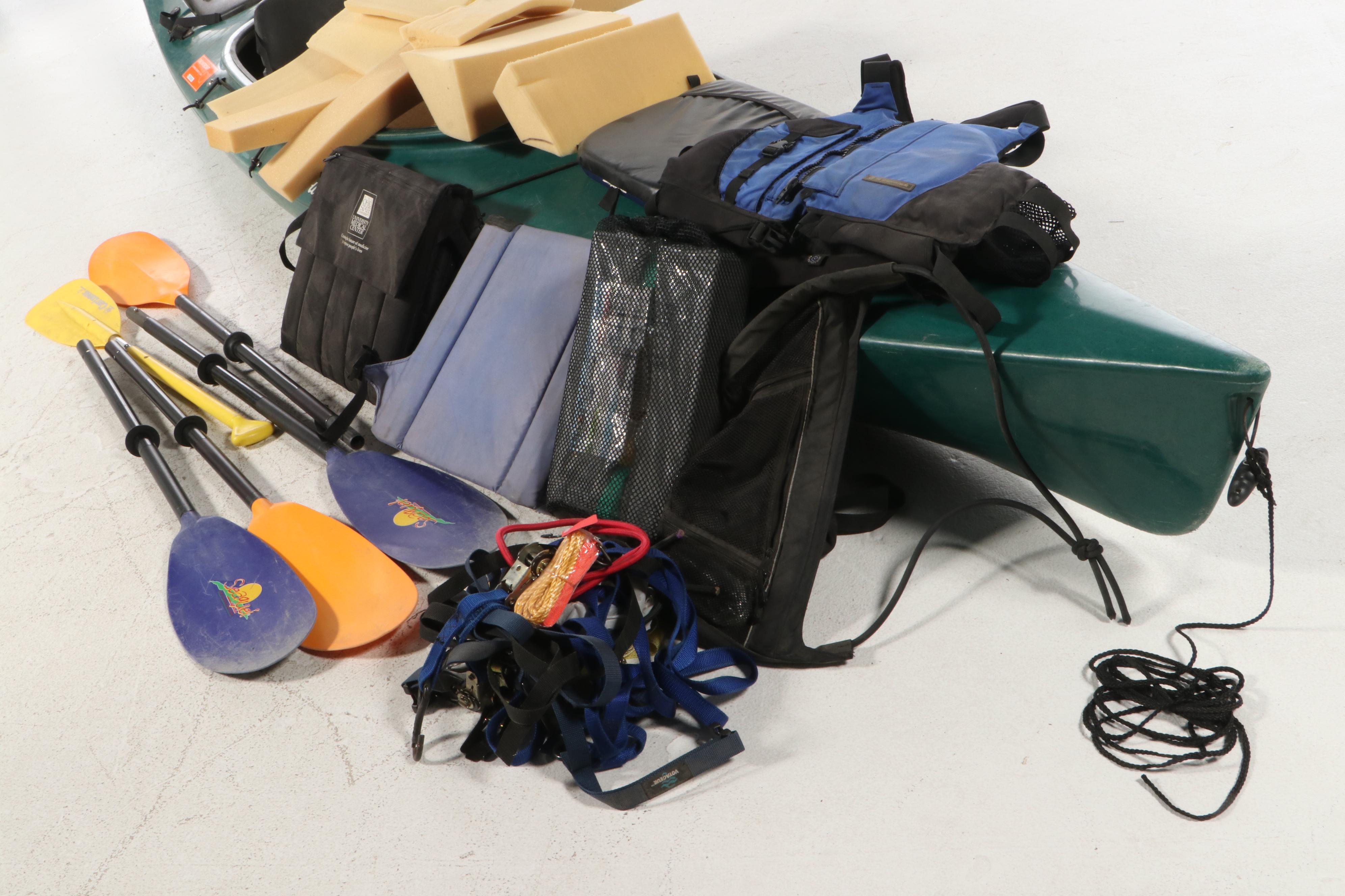 Loon Old Town Kayak With Paddles and Accessories