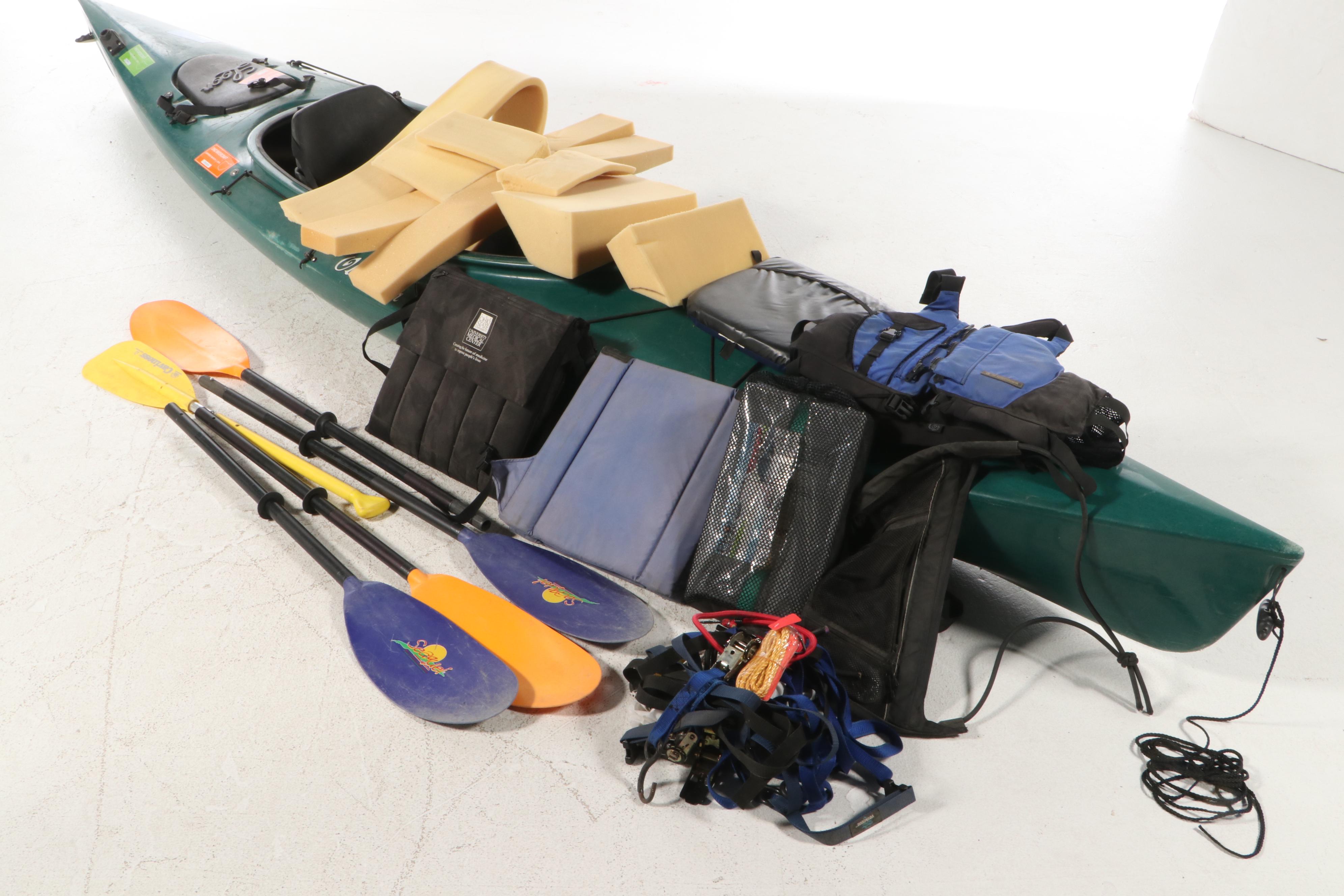 Loon Old Town Kayak With Paddles and Accessories