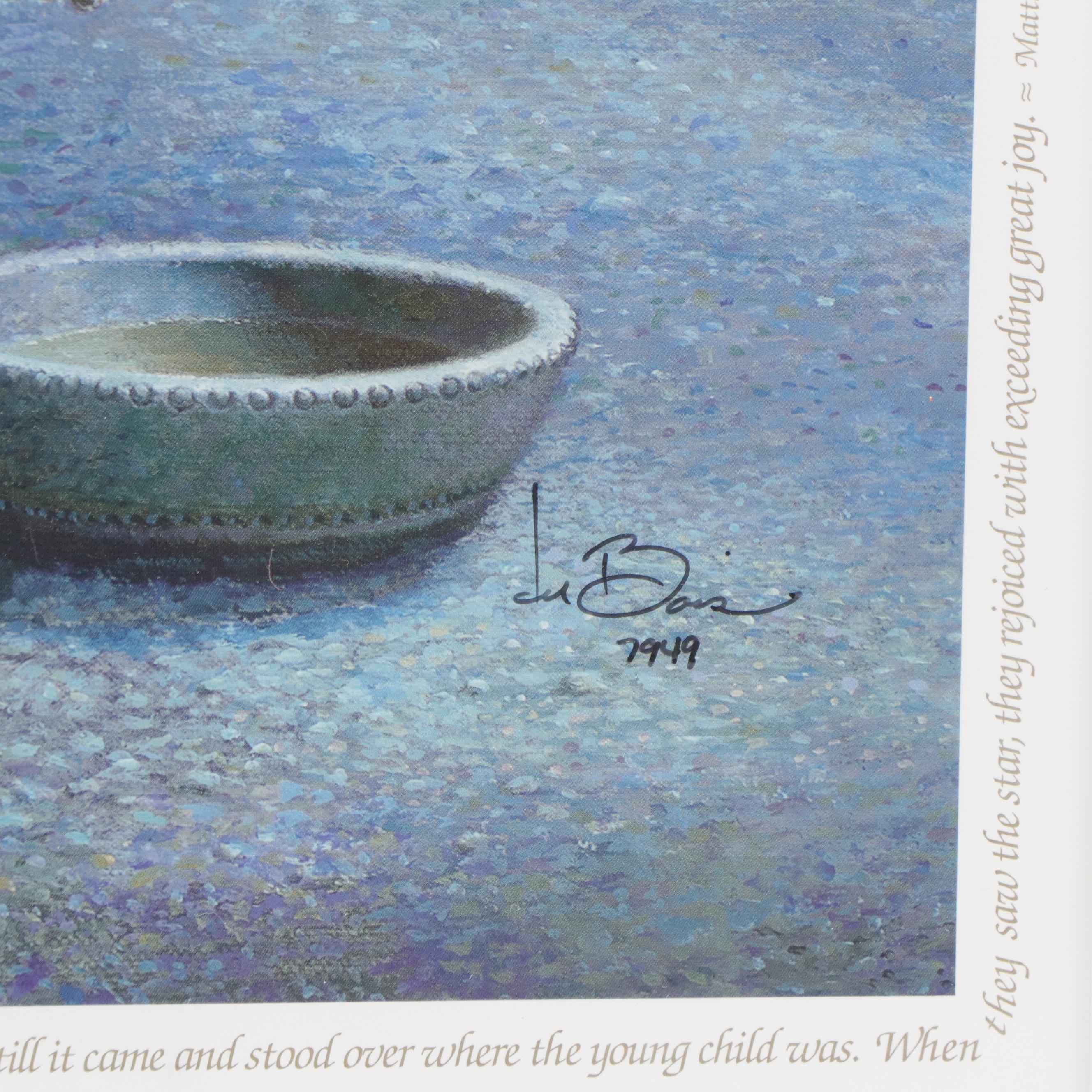 Tom duBois Offset Lithograph "...and Wise Men Came Bearing Gifts," 1998