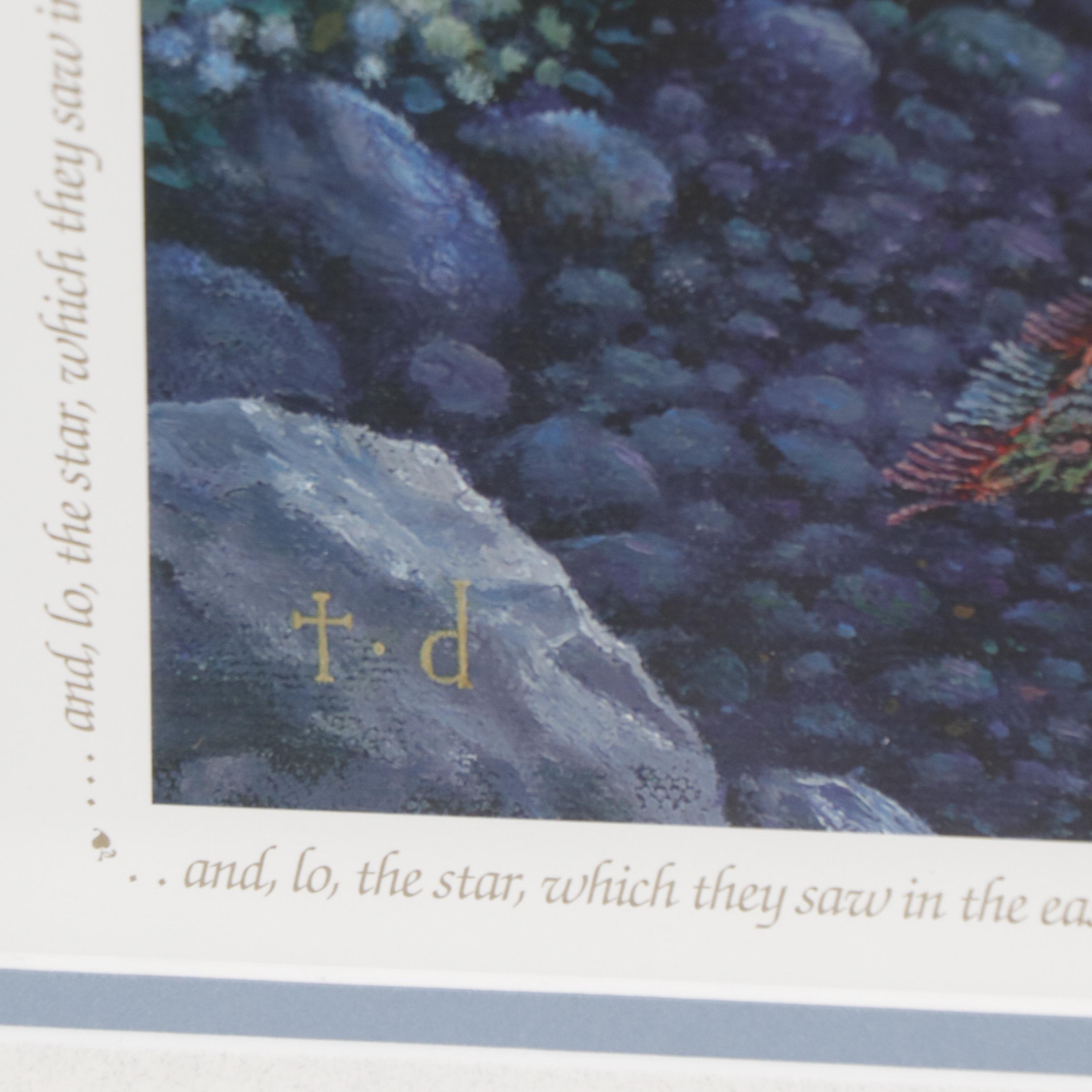 Tom duBois Offset Lithograph "...and Wise Men Came Bearing Gifts," 1998