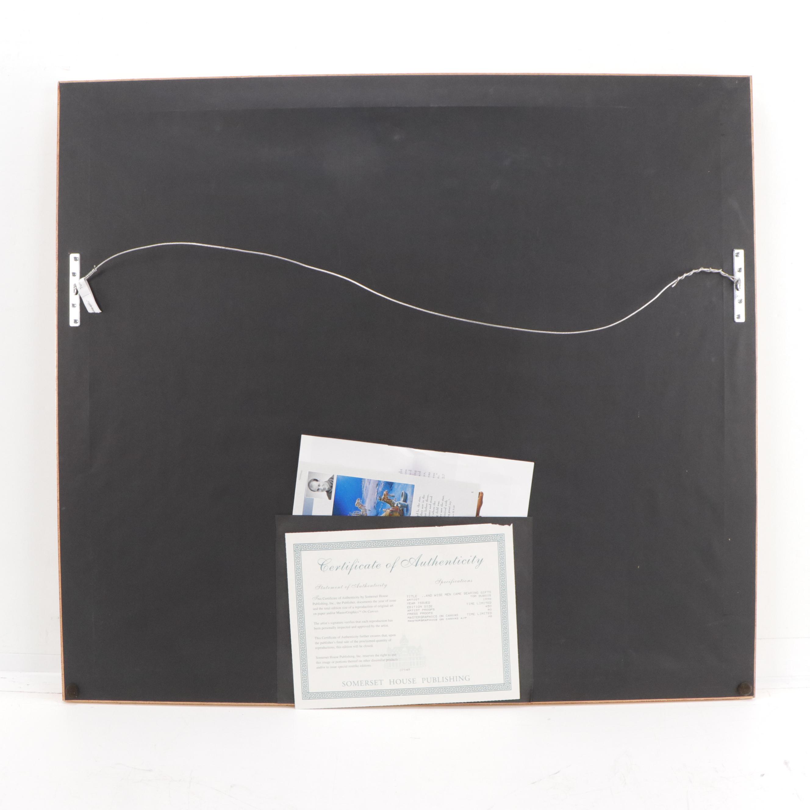 Tom duBois Offset Lithograph "...and Wise Men Came Bearing Gifts," 1998