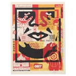 Shepard Fairey Serigraph "OBEY Collage Icon Bottom," 2023