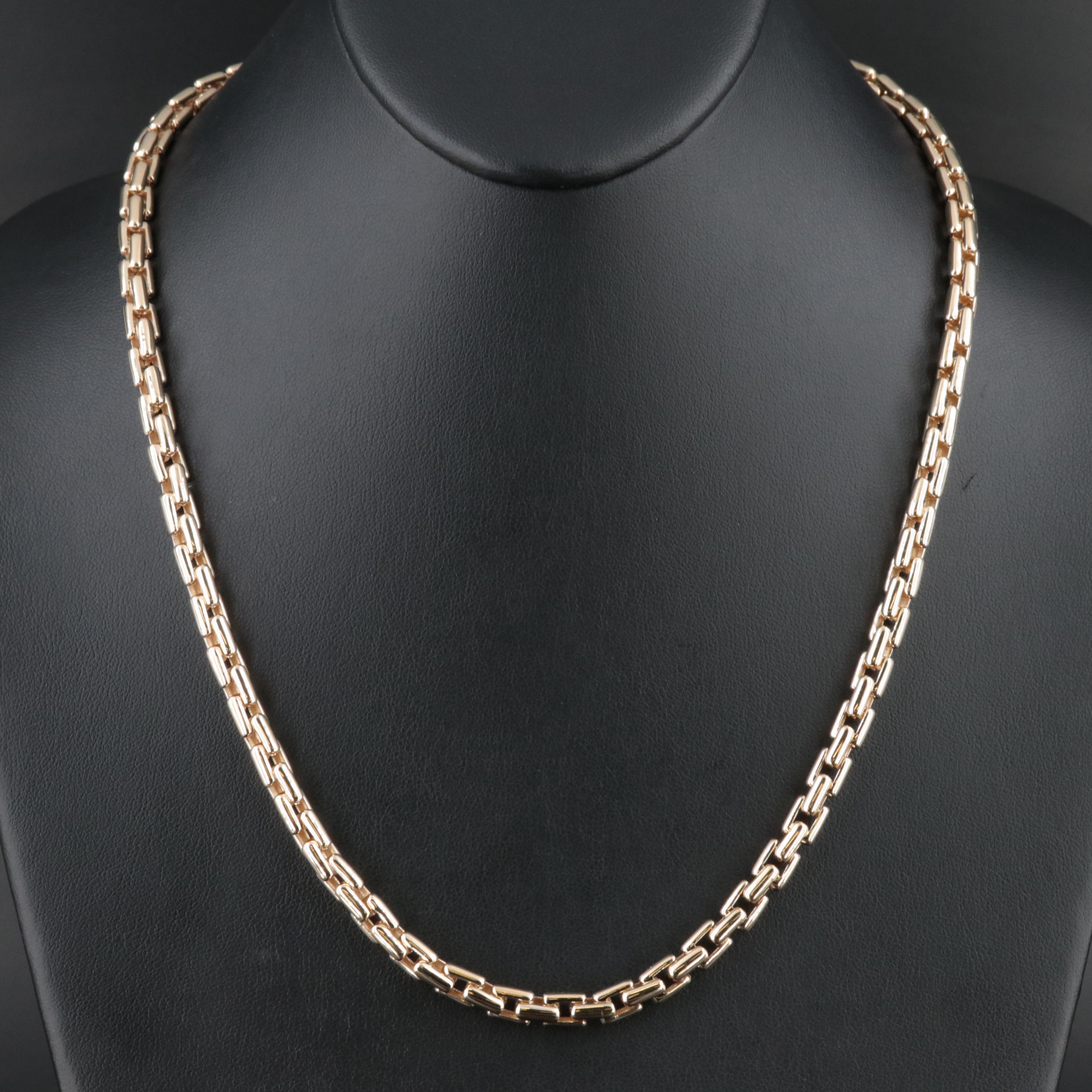 14K Fancy Link Chain Necklace
