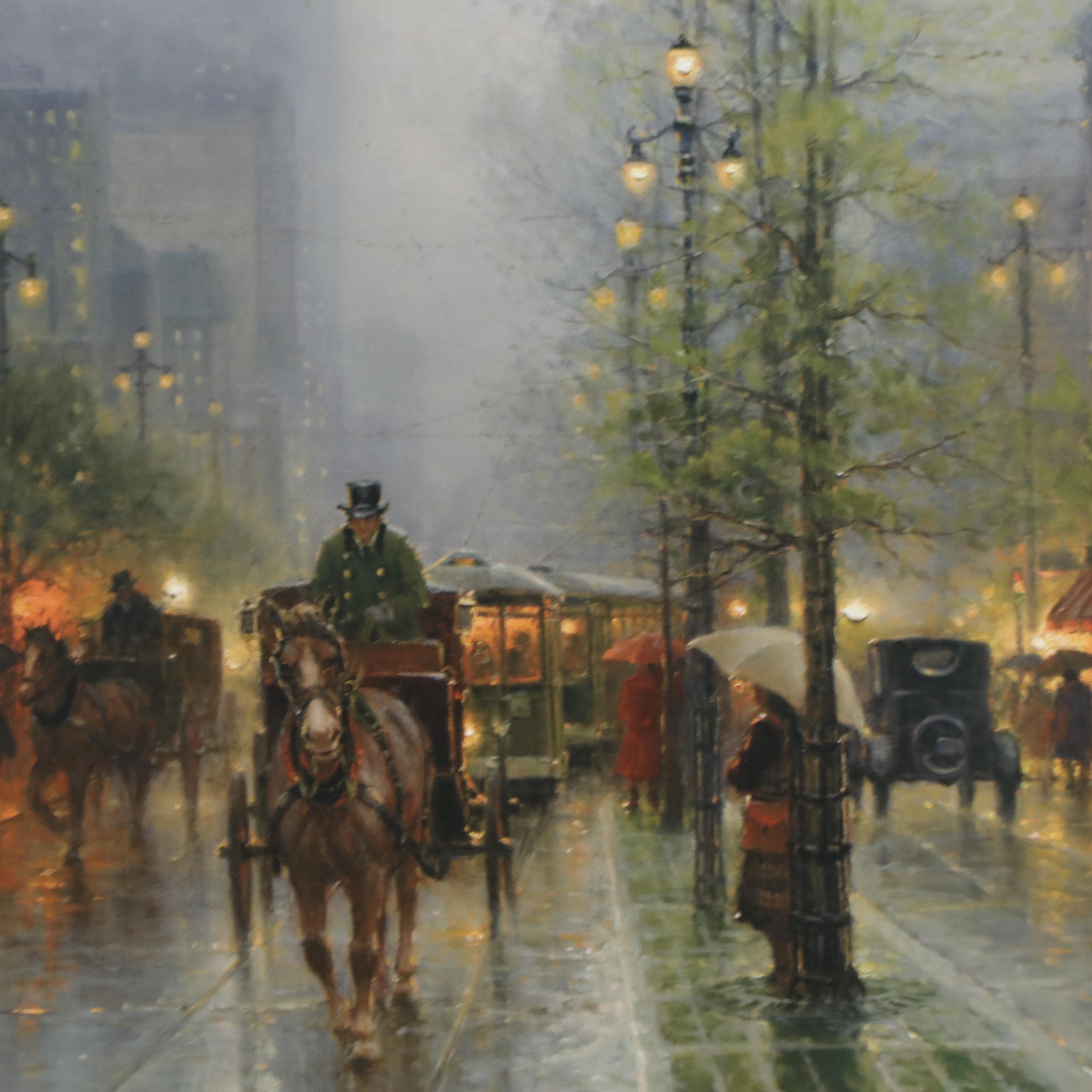 G. Harvey Offset Lithograph &ldquo;Carriages on Canal Valley,&rdquo; 1999 | EBTH