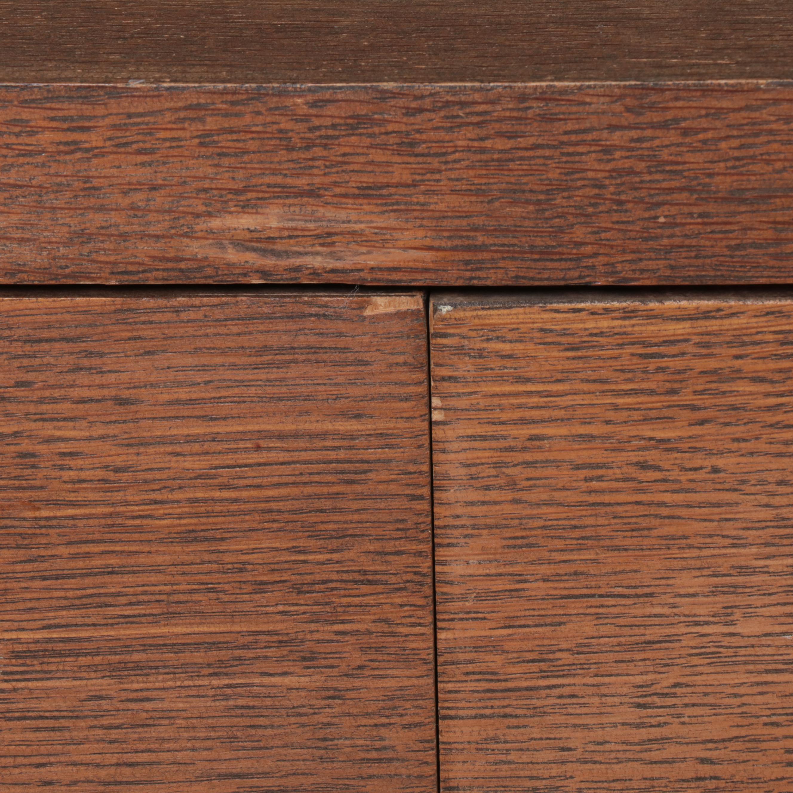 Mid Century Modern Oak Six-Drawer Chest