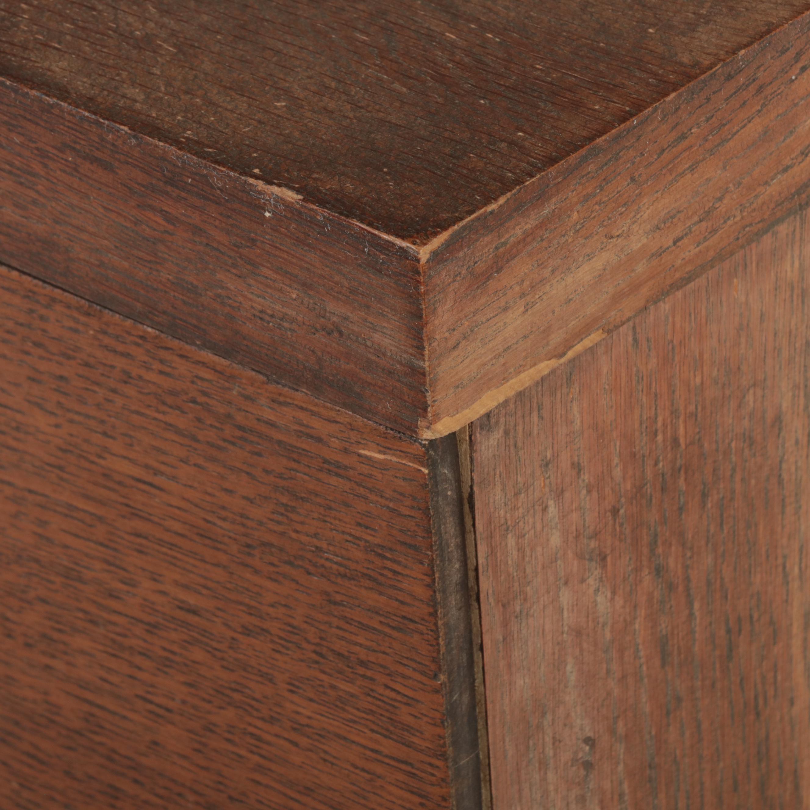 Mid Century Modern Oak Six-Drawer Chest