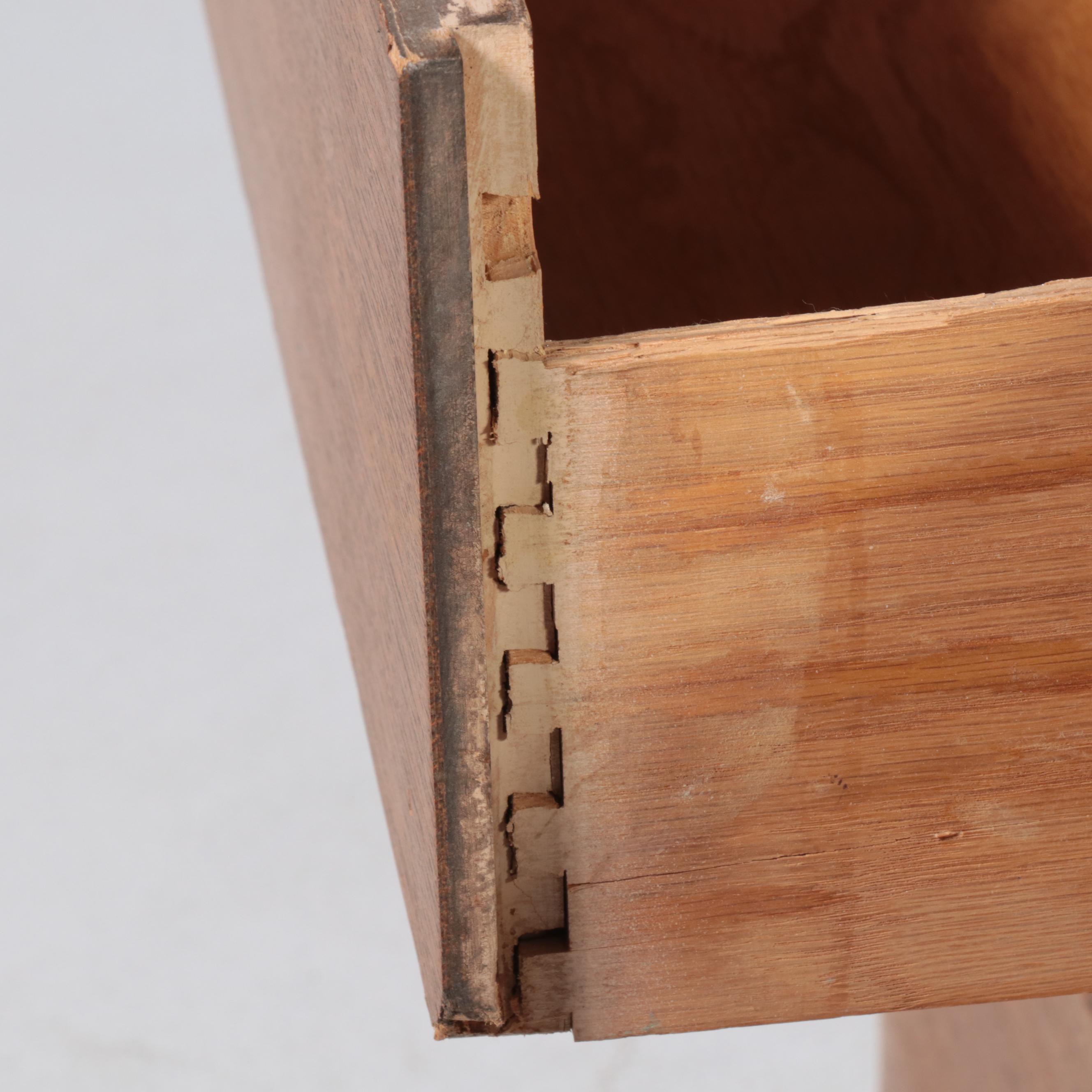 Mid Century Modern Oak Six-Drawer Chest