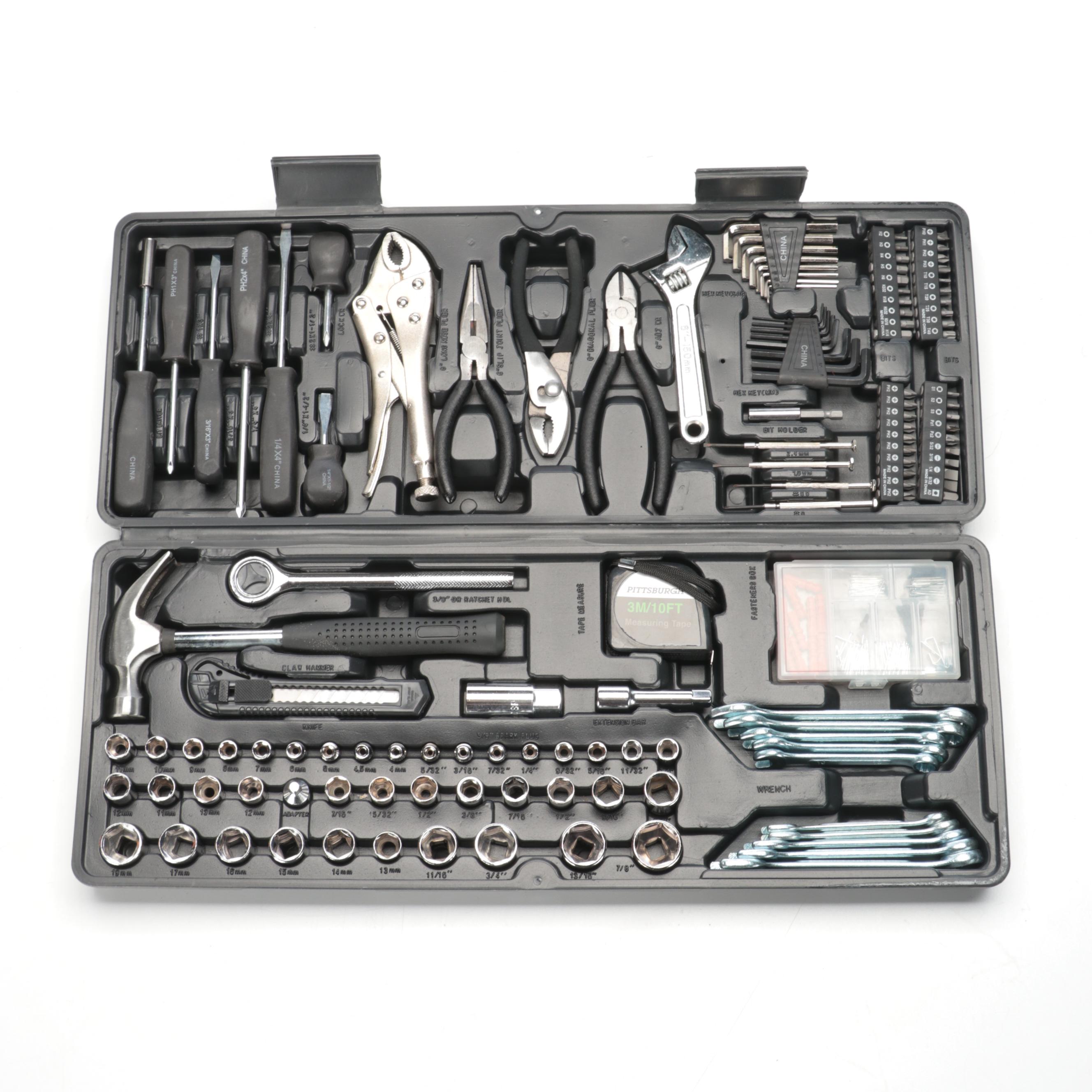 Chicago Electric Jigsaw and Angle Grinder, Drill Master Impact Drill, and Others EBTH