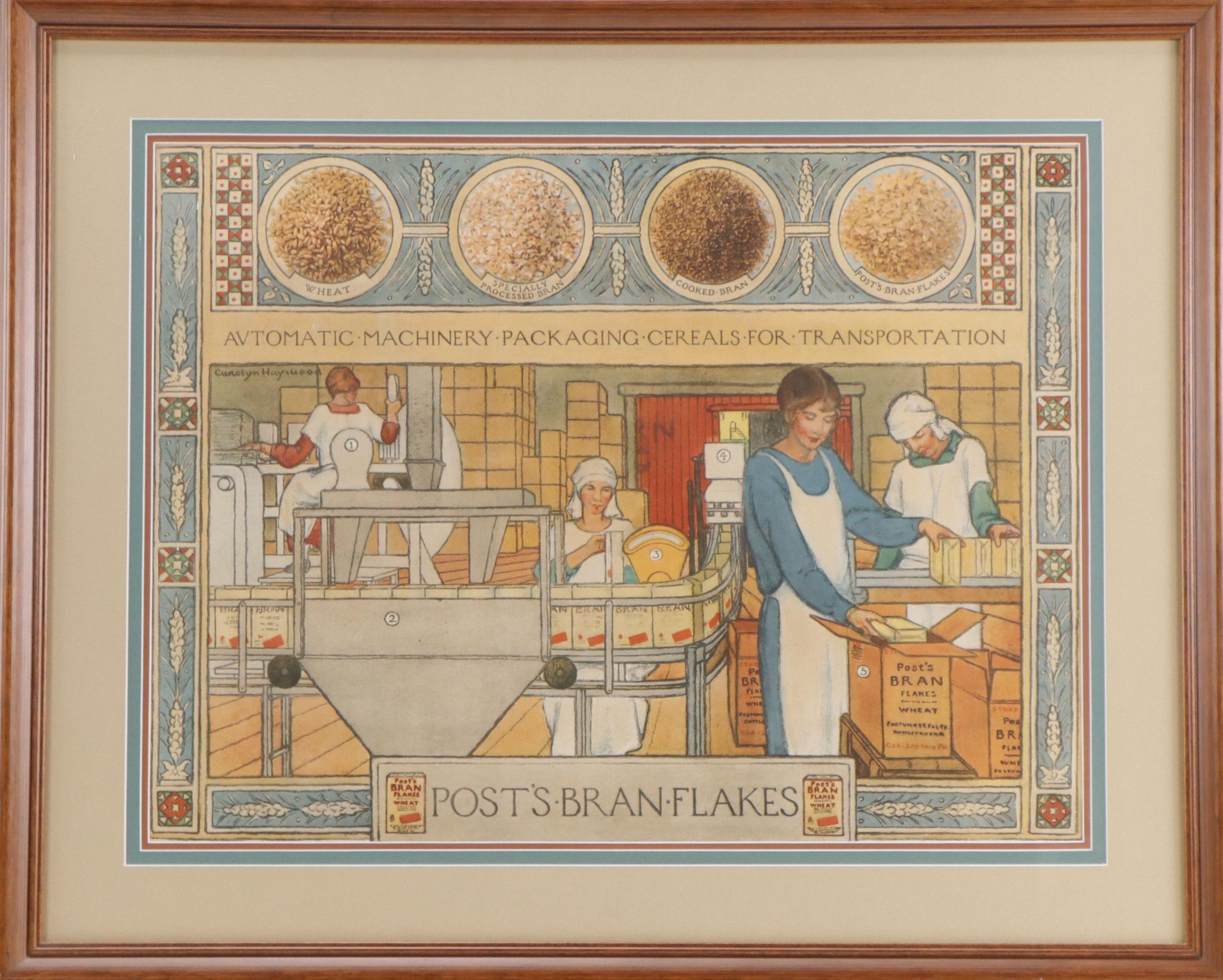 Post Cereal Advertisement After Carolyn Haywood, Circa 1927