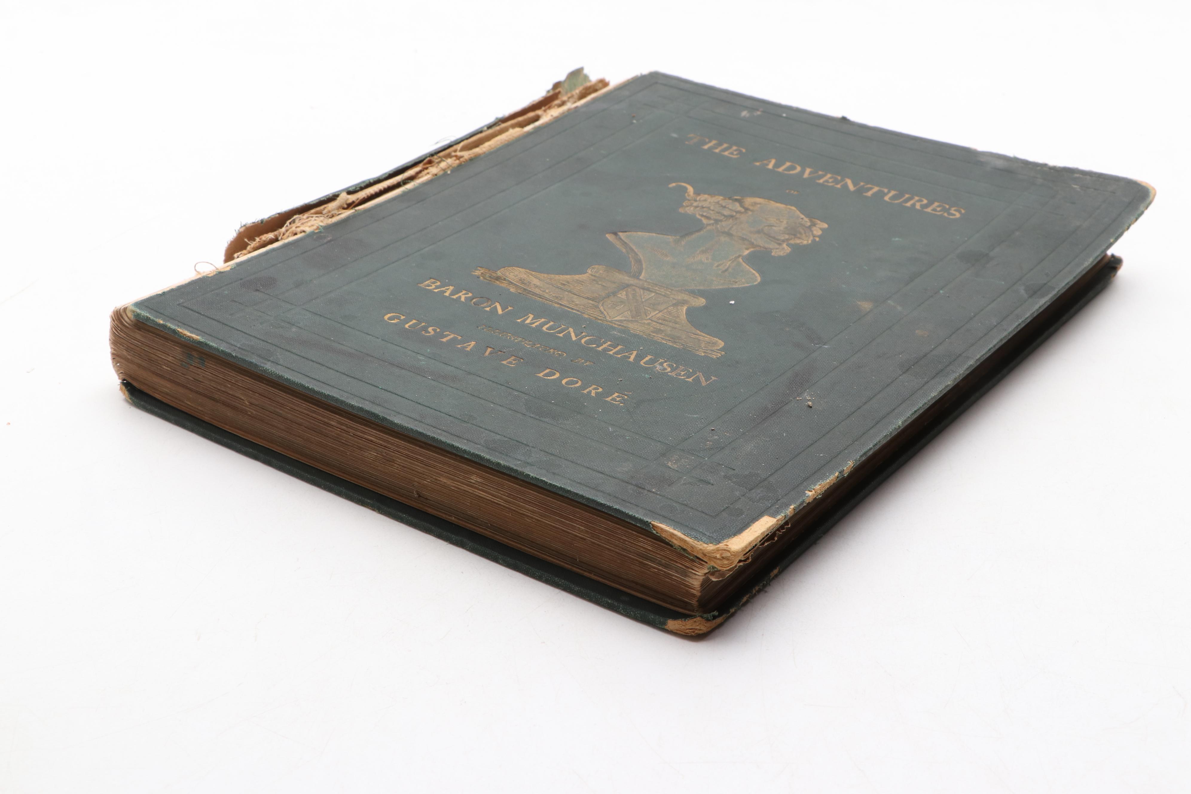 Gustave Dore Illustrated "The Adventures of Baron Munchausen" and More