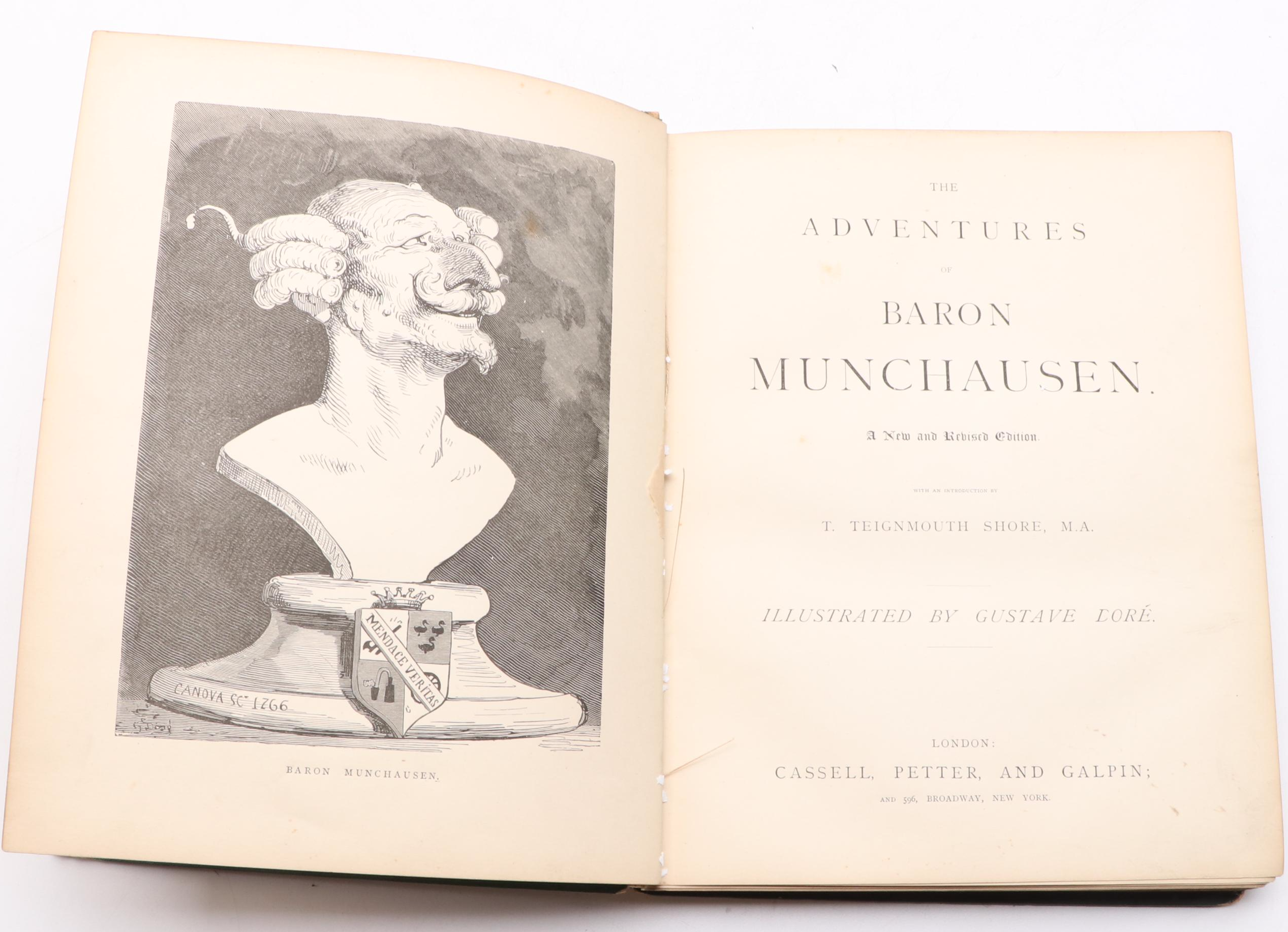 Gustave Dore Illustrated "The Adventures of Baron Munchausen" and More