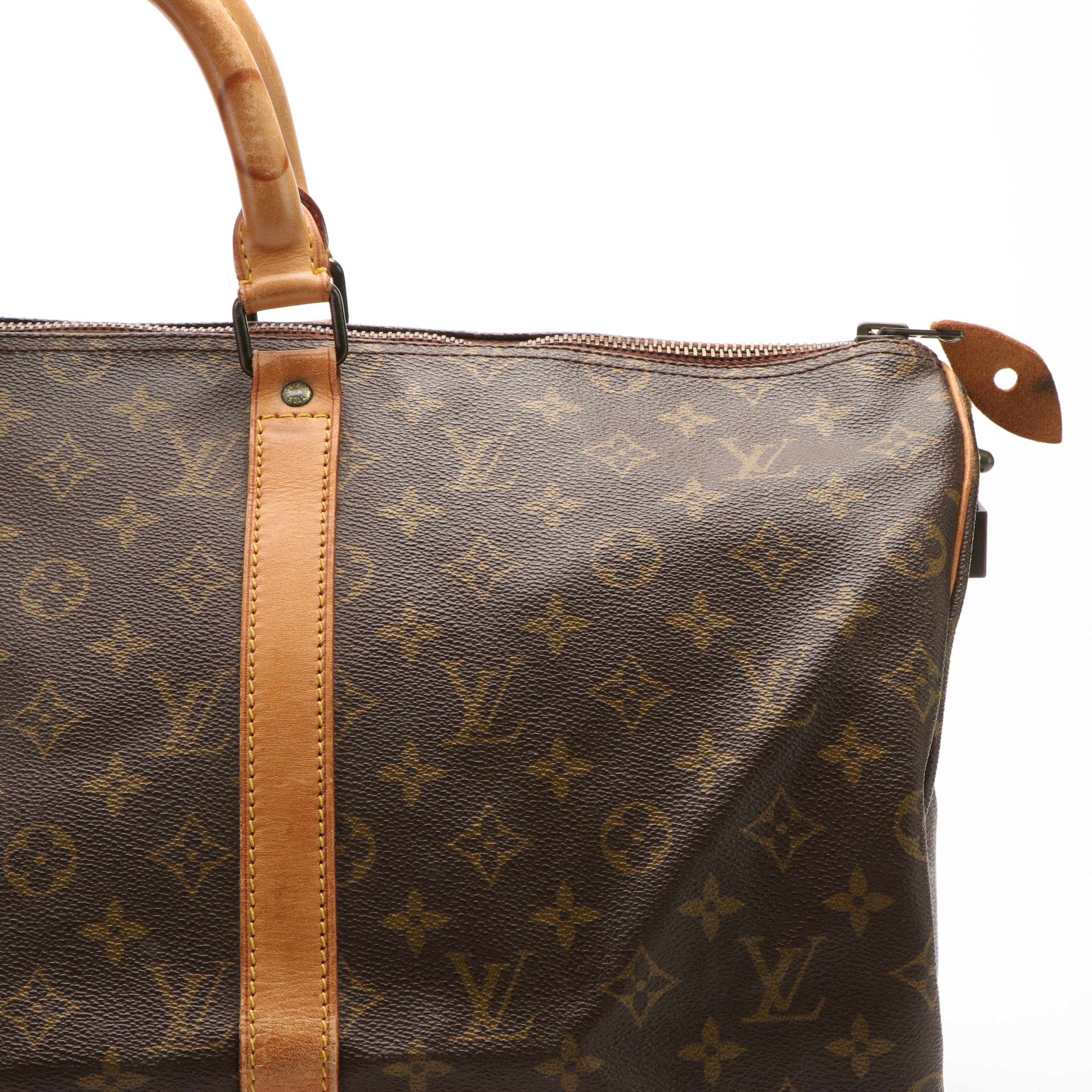 Louis Vuitton Keepall 50 Bag in Monogram Canvas