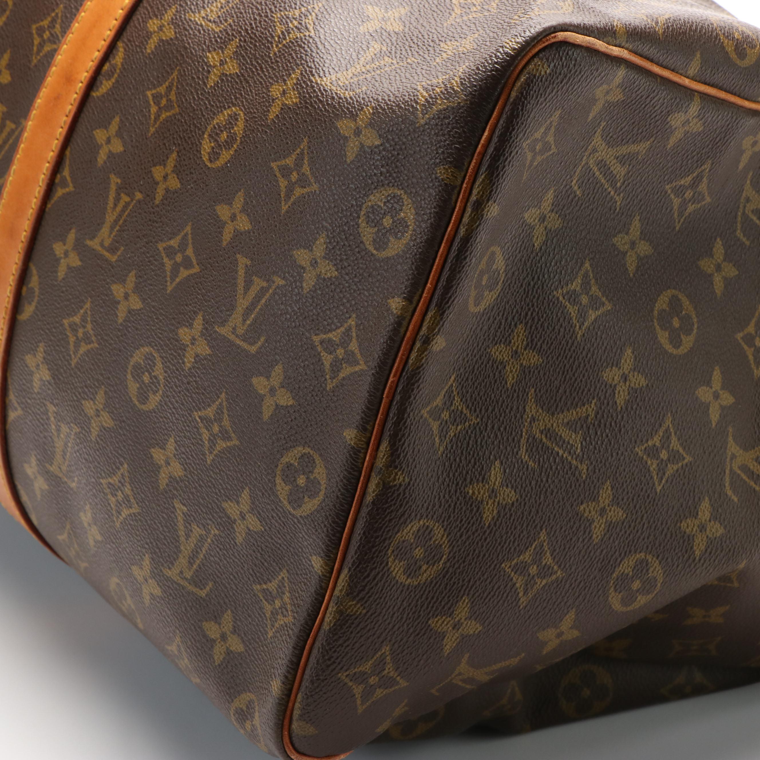 Louis Vuitton Keepall 50 Bag in Monogram Canvas