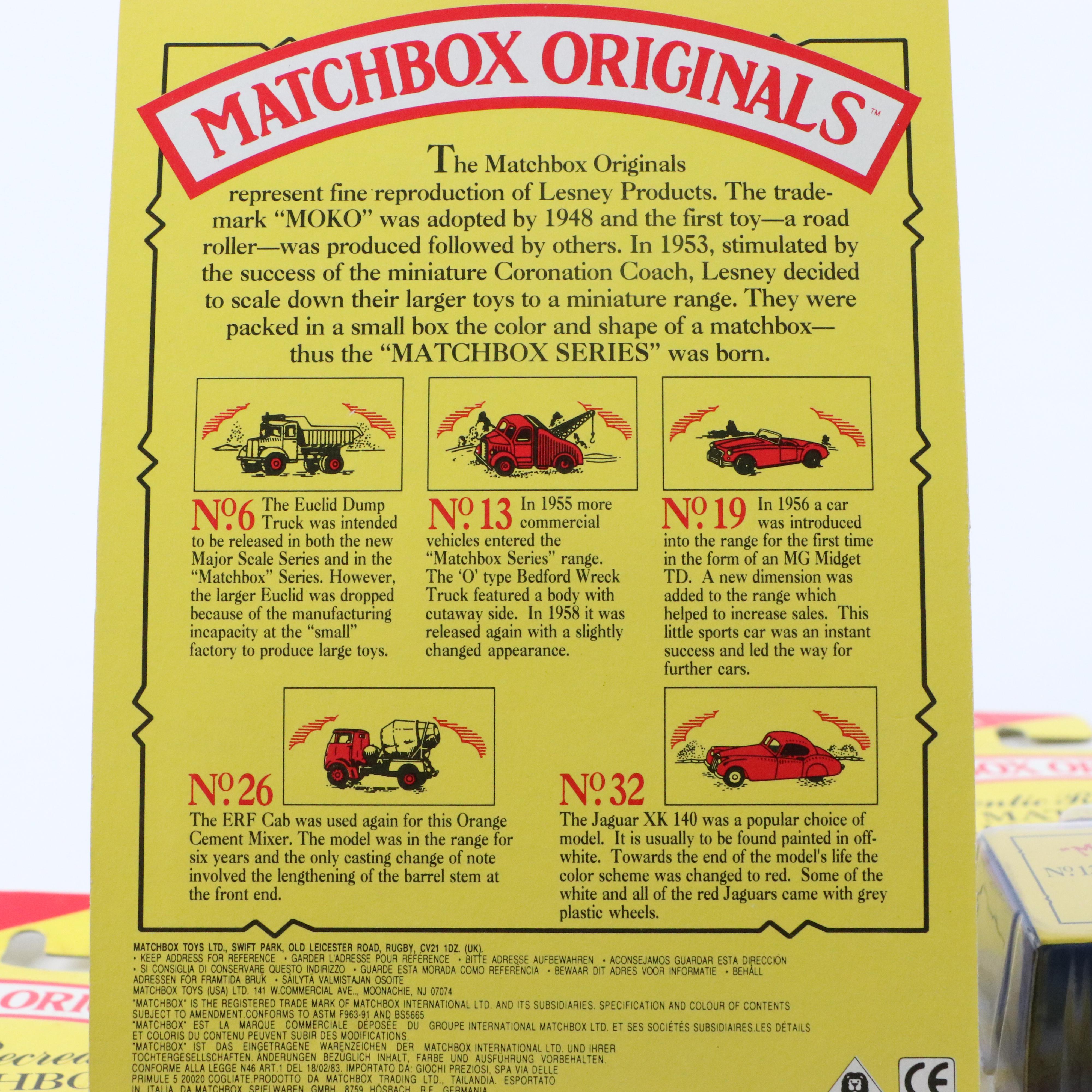 Lesney 75 Matchbox Series and Early Matchbox Reproductions