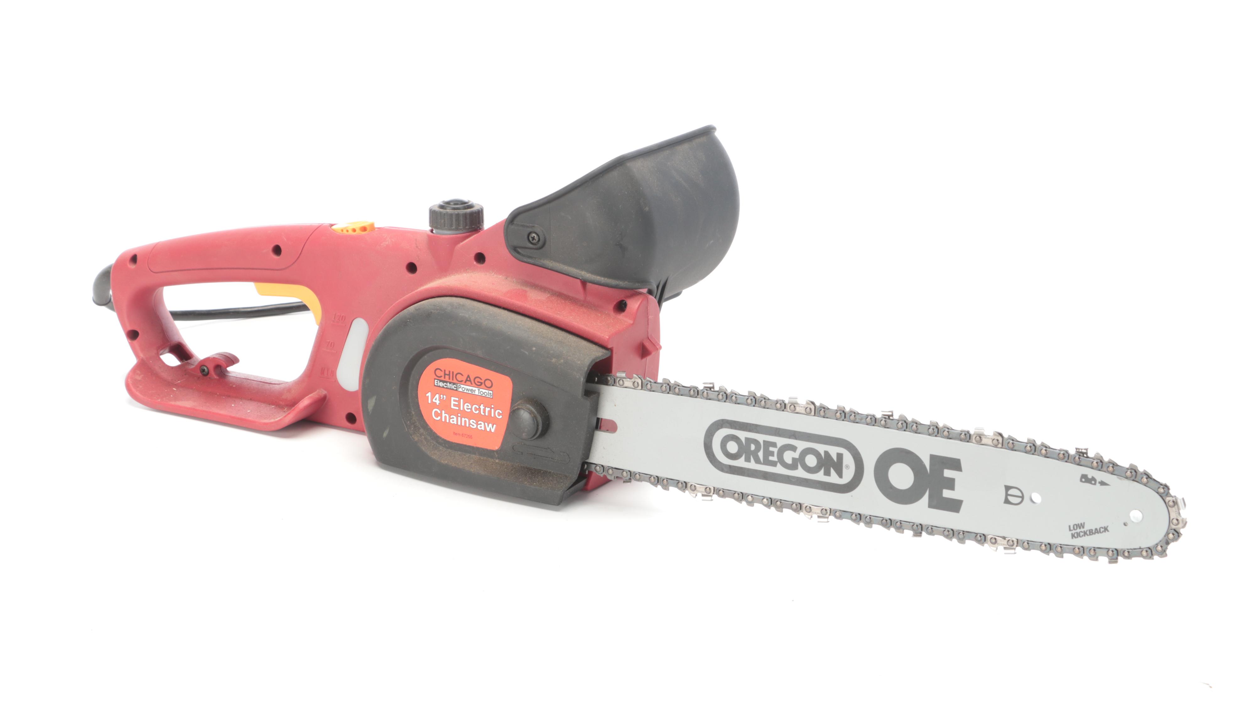 Oregon OE 14" Electric Chainsaw With Propane Torch Handsets