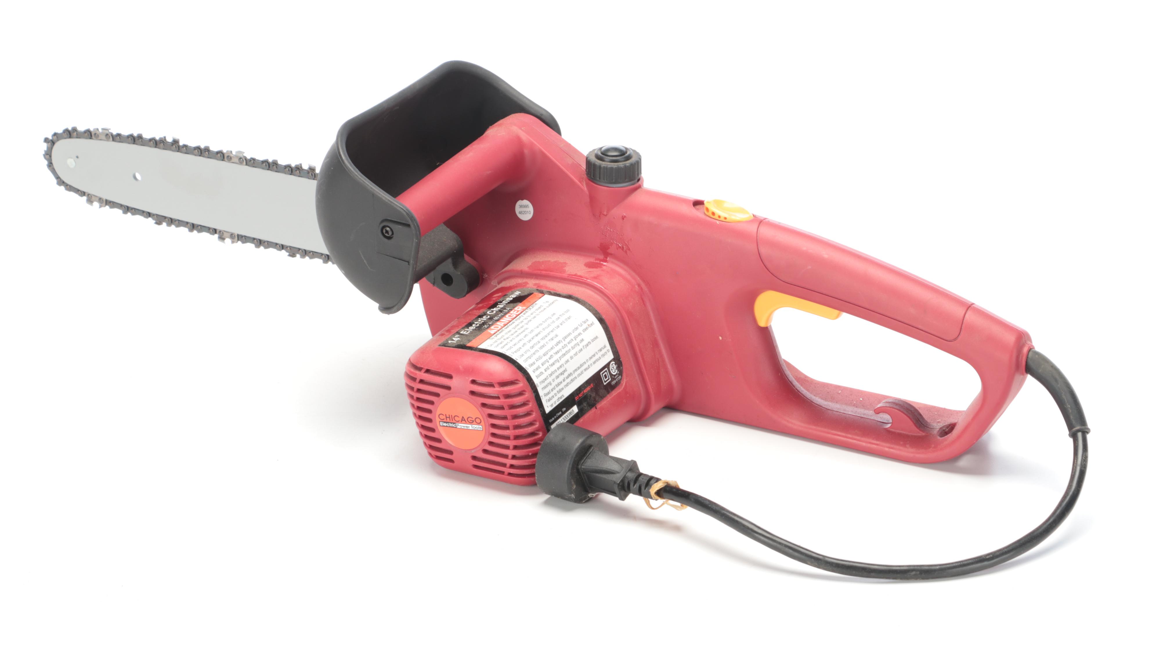 Oregon OE 14" Electric Chainsaw With Propane Torch Handsets