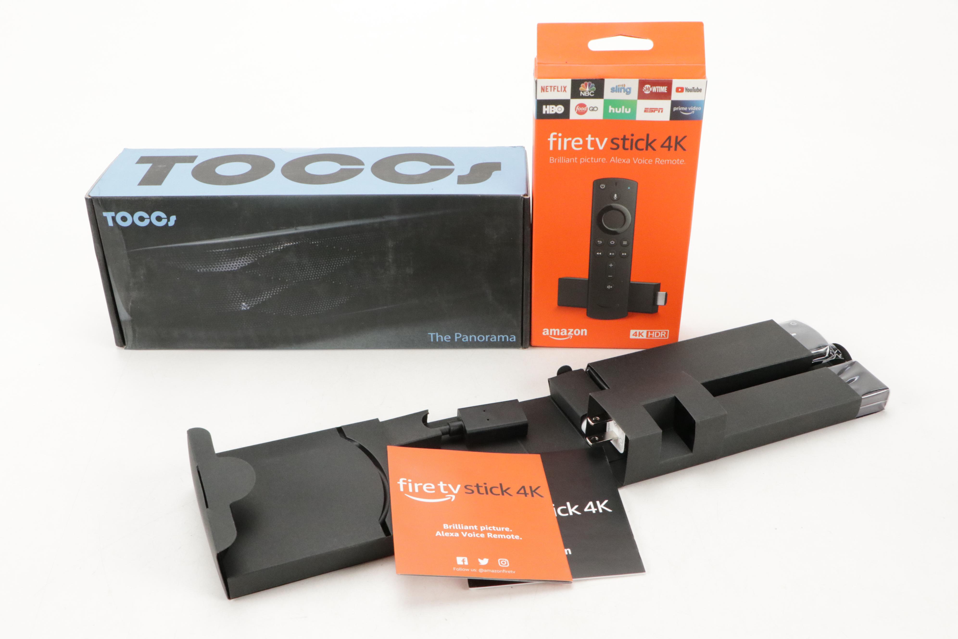 Trelab Wireless Headphones, Amazon Fire TV Stick, Toccs Speaker and
