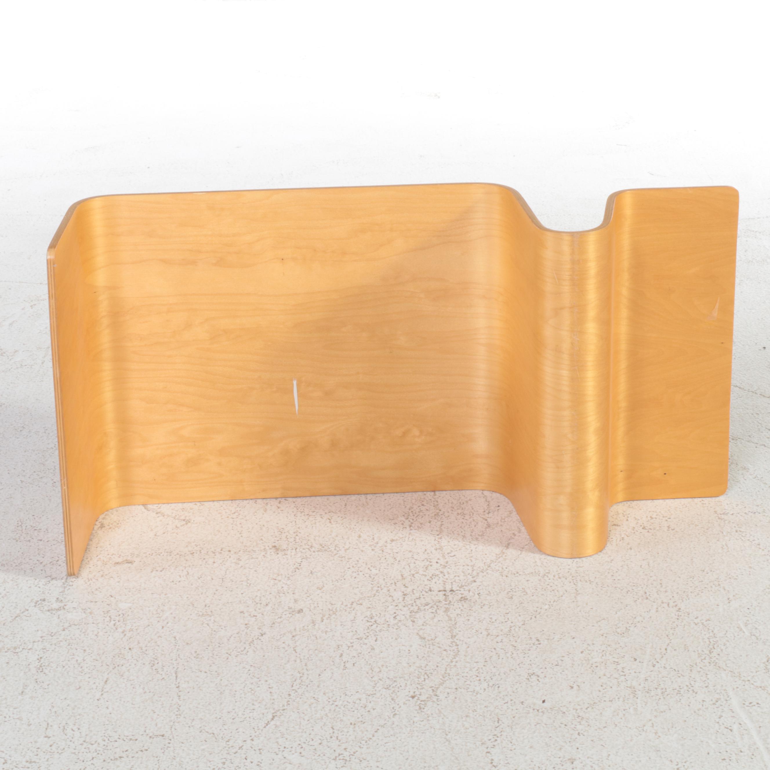 Offi & Co. Modernist Molded Birch Plywood and Cork "Overlap" Bed Tray