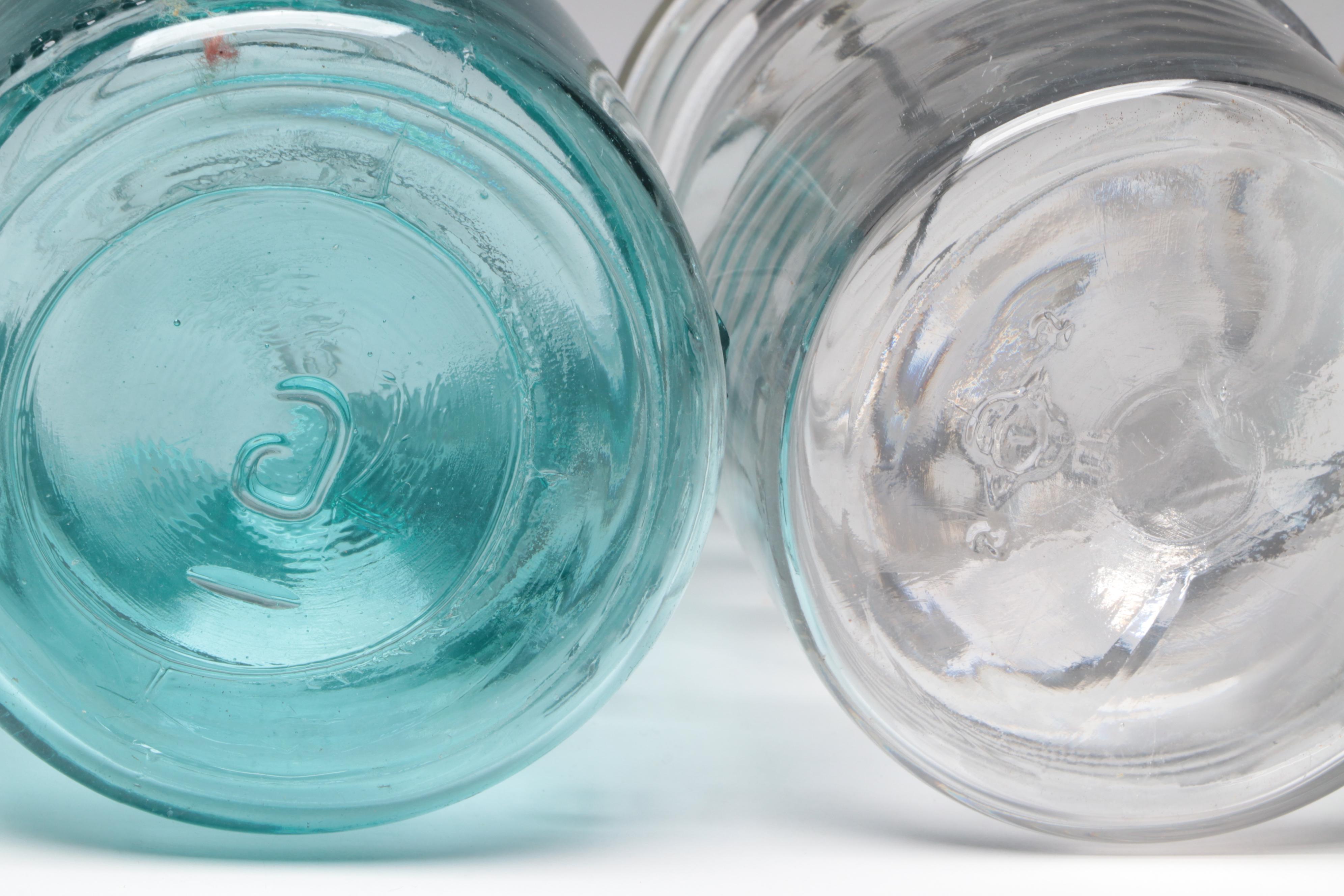 Atlas and Ball Glass Canning Jars with Glass Canning Seals and More