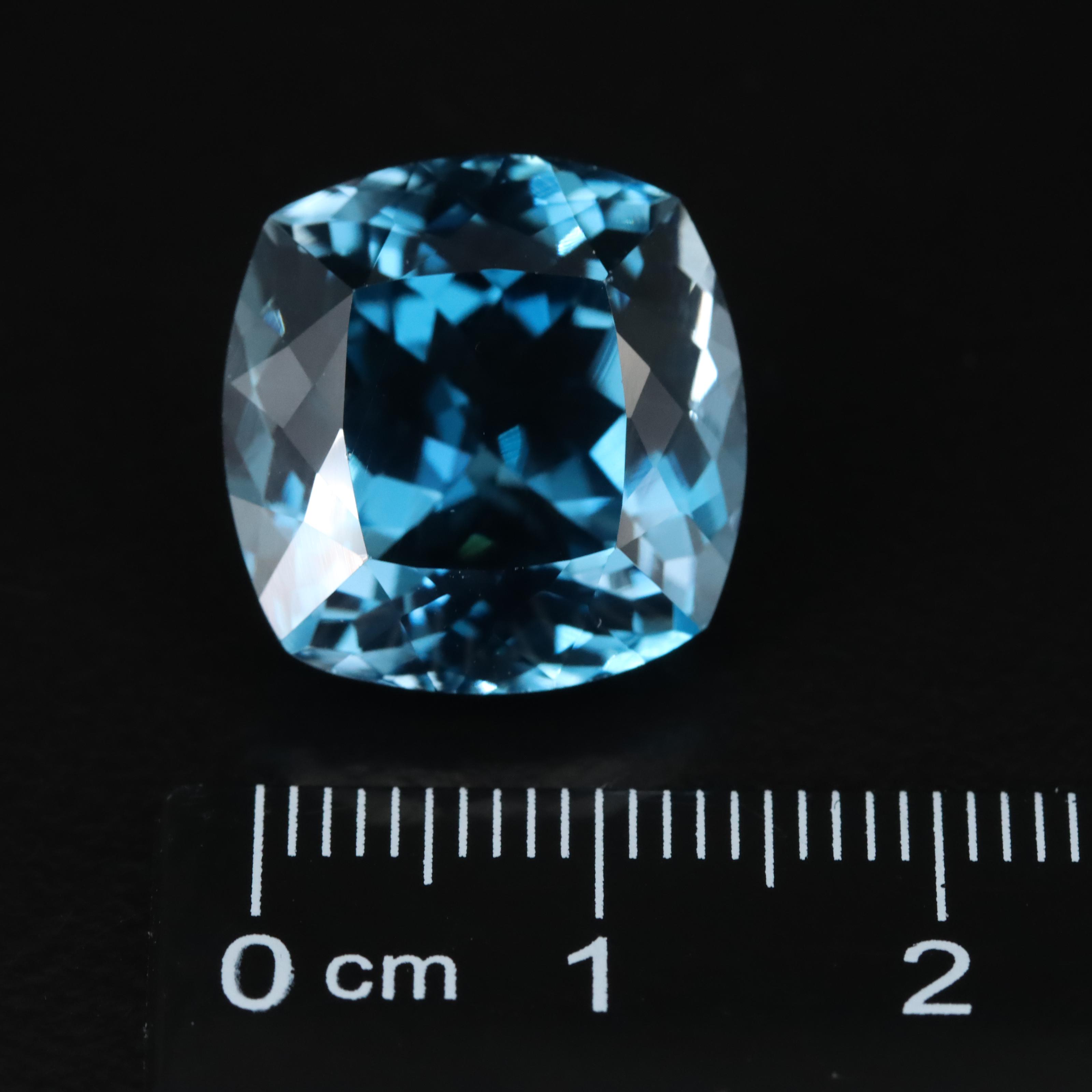 Loose 21.48 CT London Blue Topaz