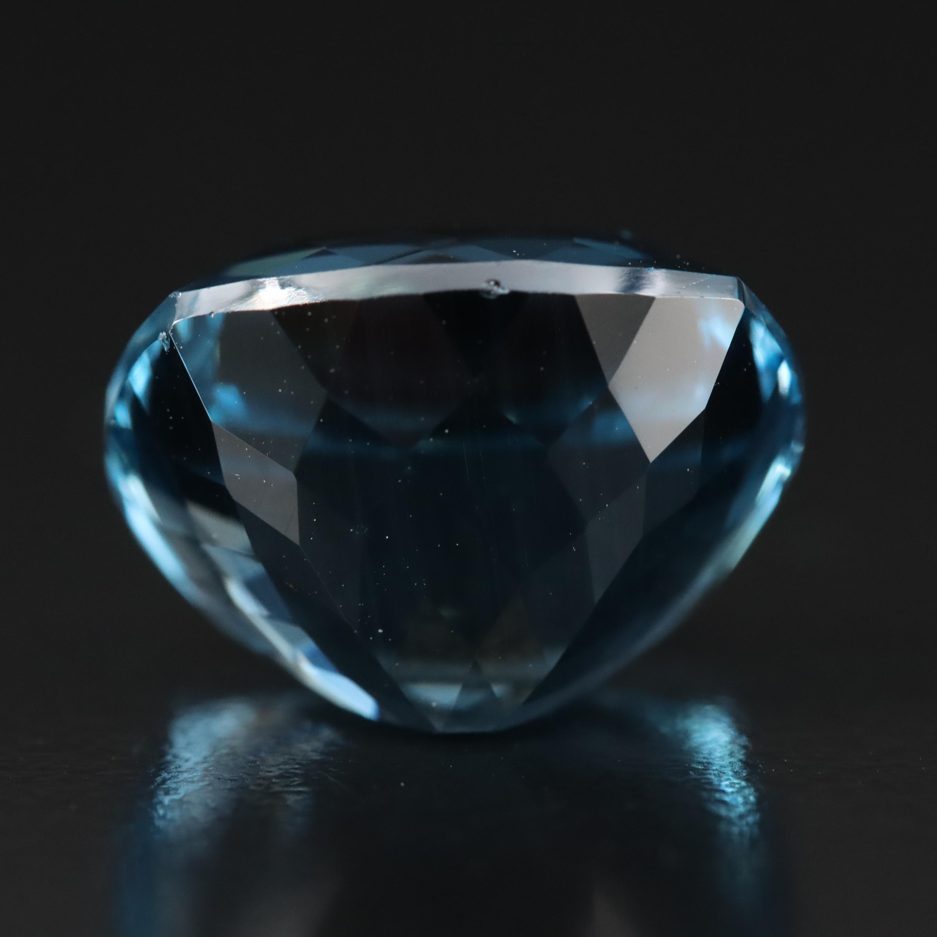 Loose 21.48 CT London Blue Topaz