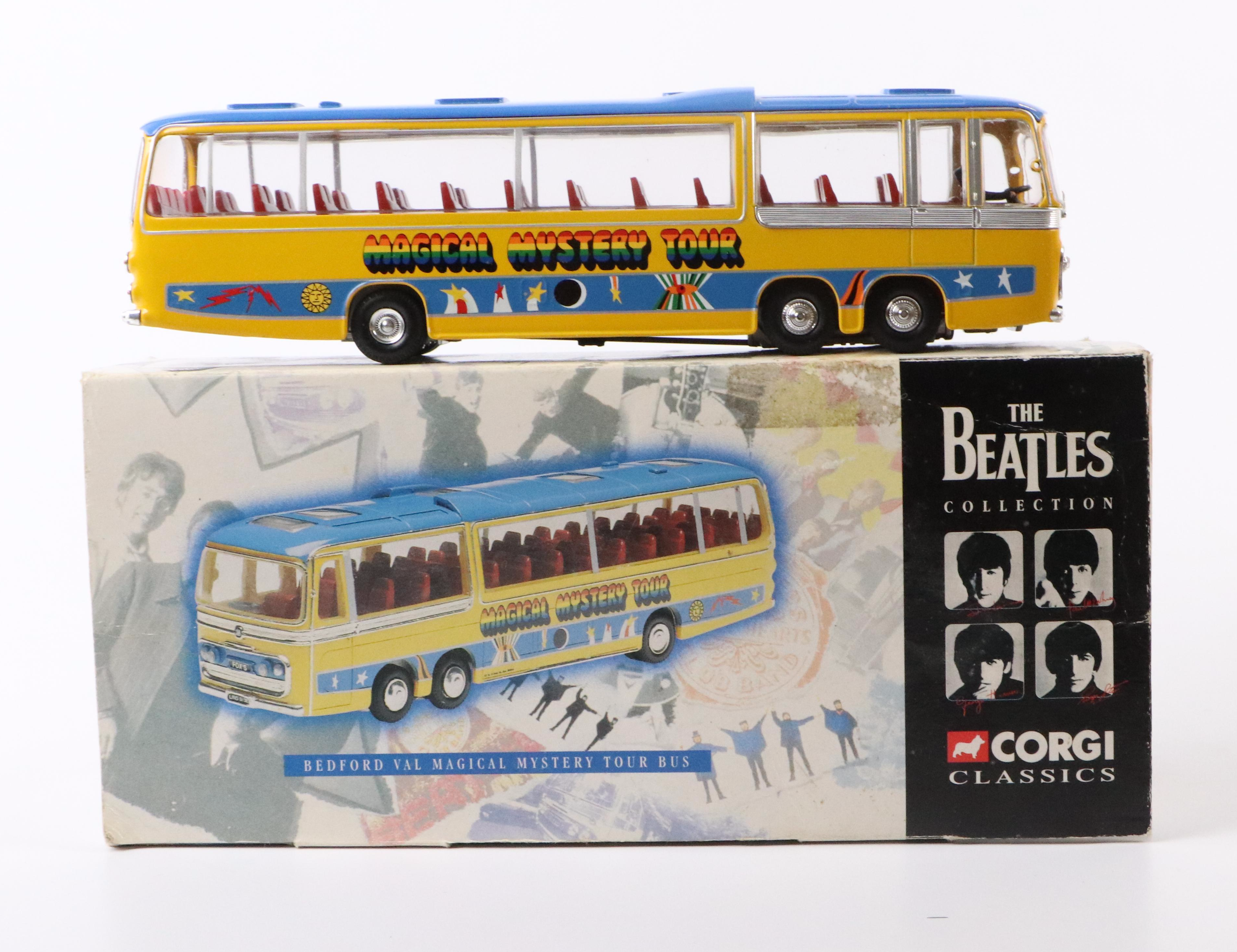 Corgi The Beatles Magical Mystery Tour Bus, Diecast Vehicles, and Carry Cases