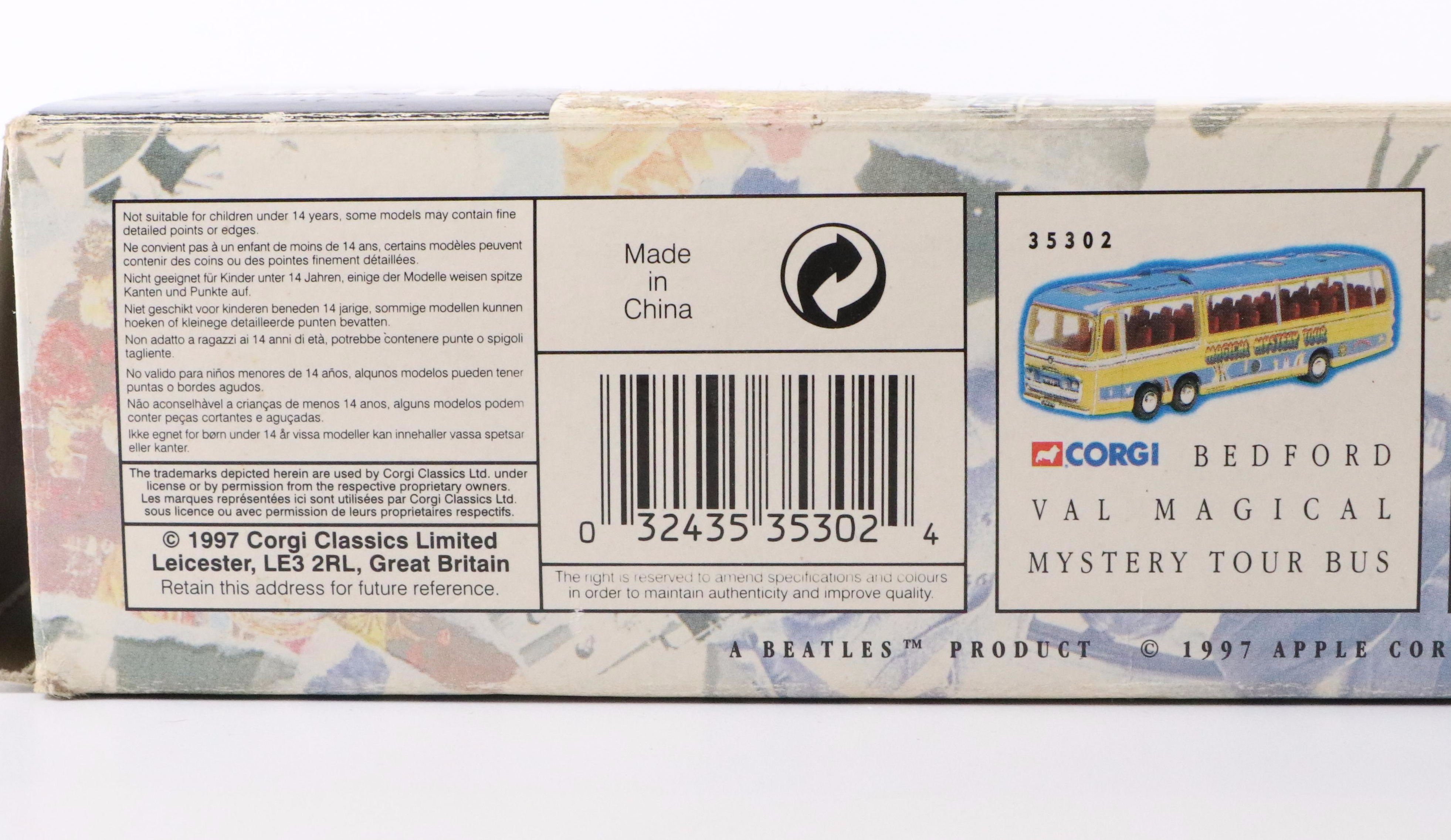 Corgi The Beatles Magical Mystery Tour Bus, Diecast Vehicles, and Carry Cases