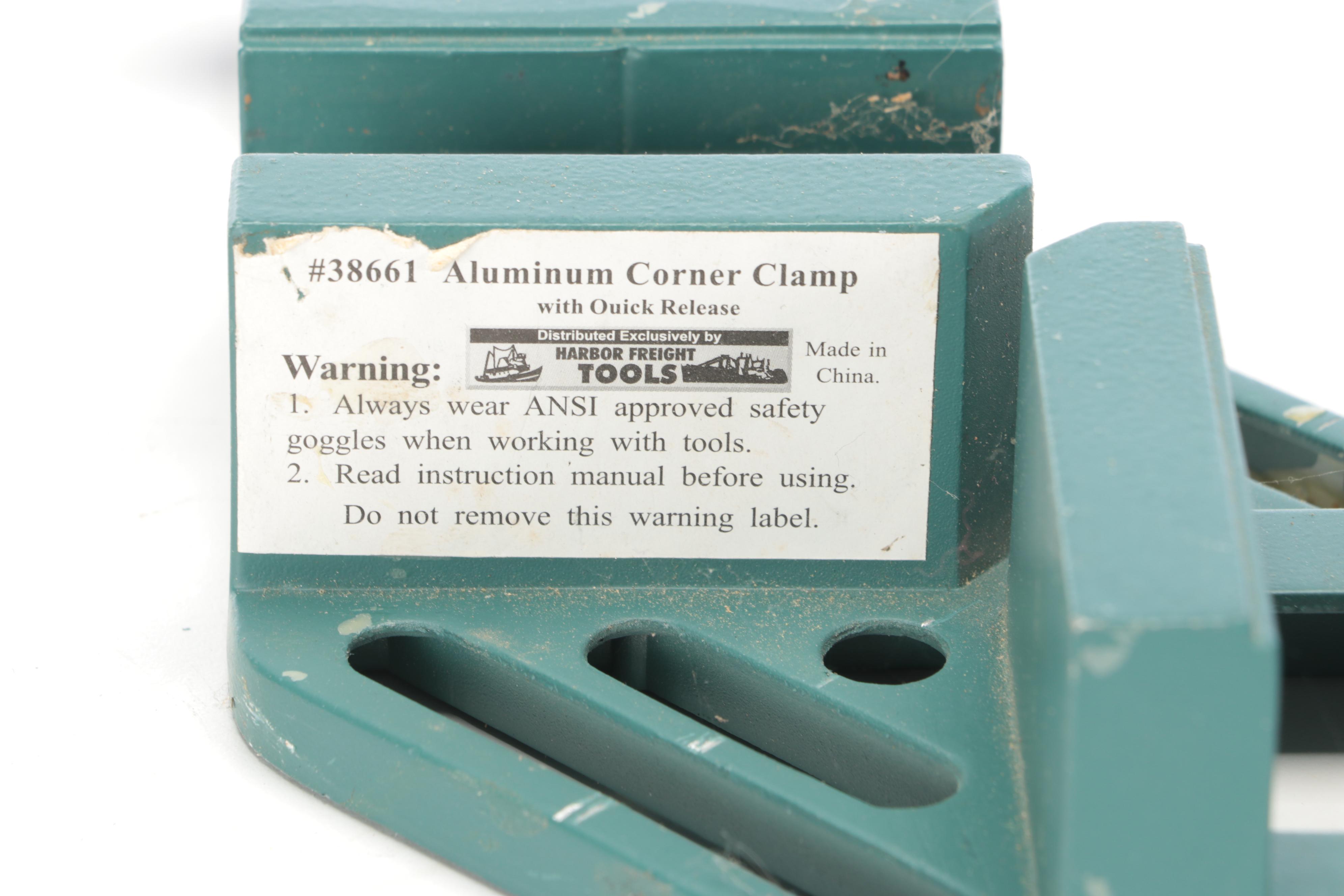 Jorgenson Miter Box, Stand, Corner Clamps and Shop Lights