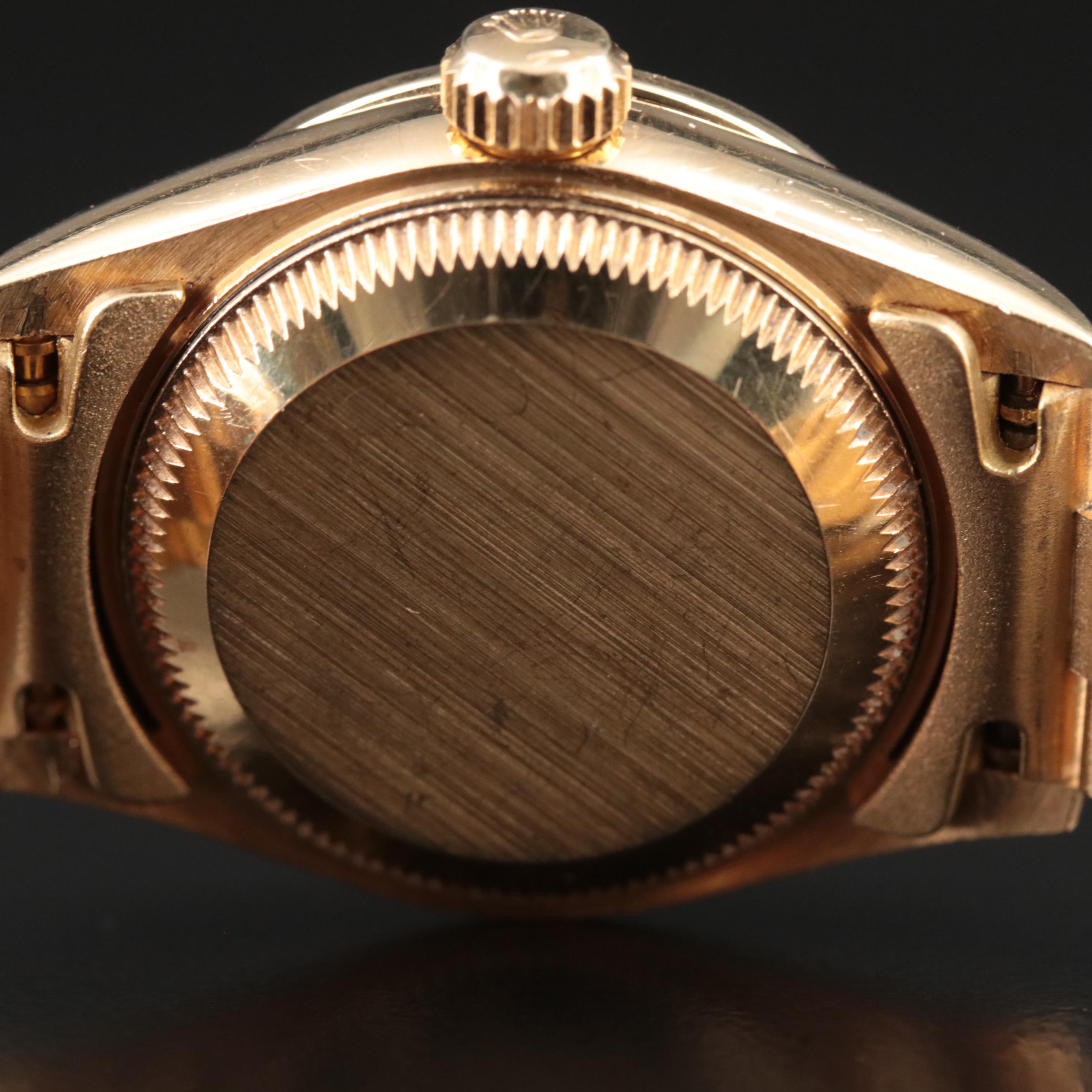 1995 Rolex Custom Diamond Dial and Bezel Datejust "President" Band Watch