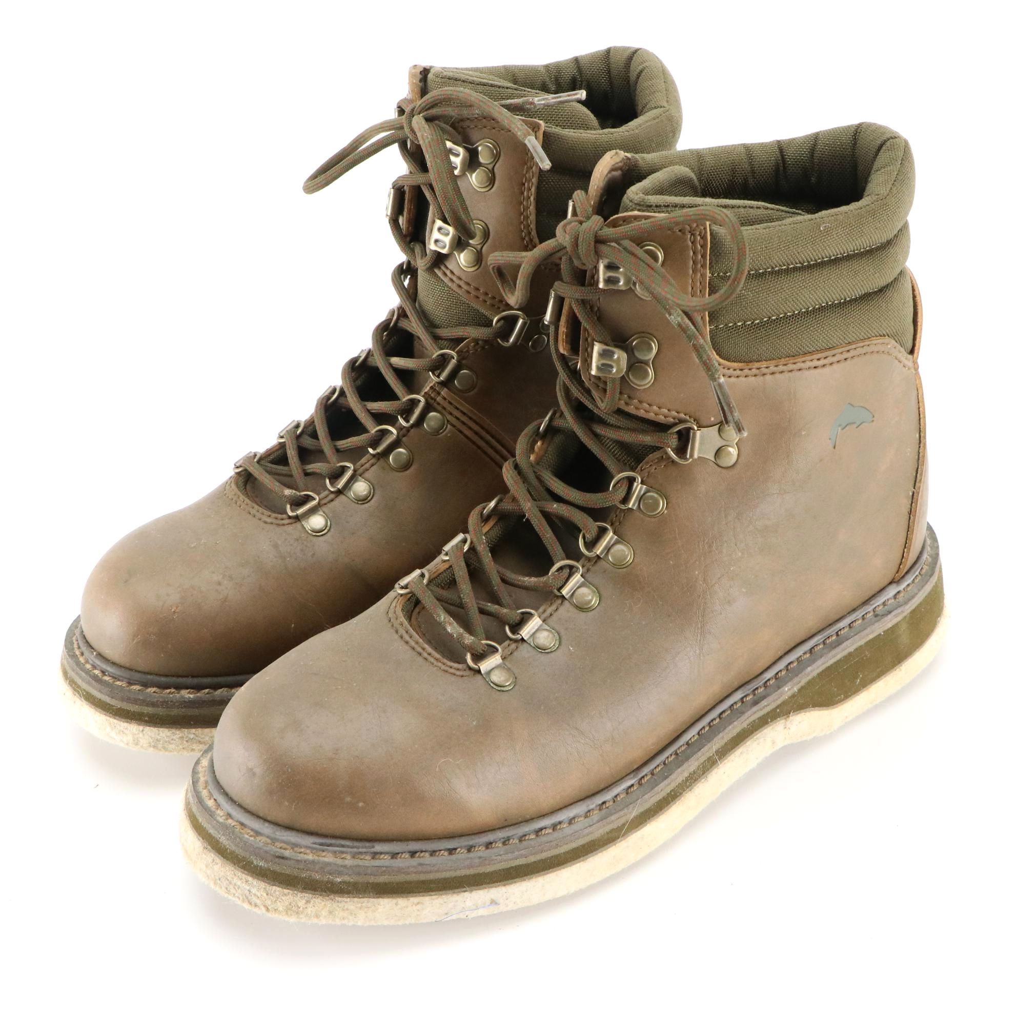 Men's Simms Freestone Fly Fishing Felt Sole Lace-Up Boots