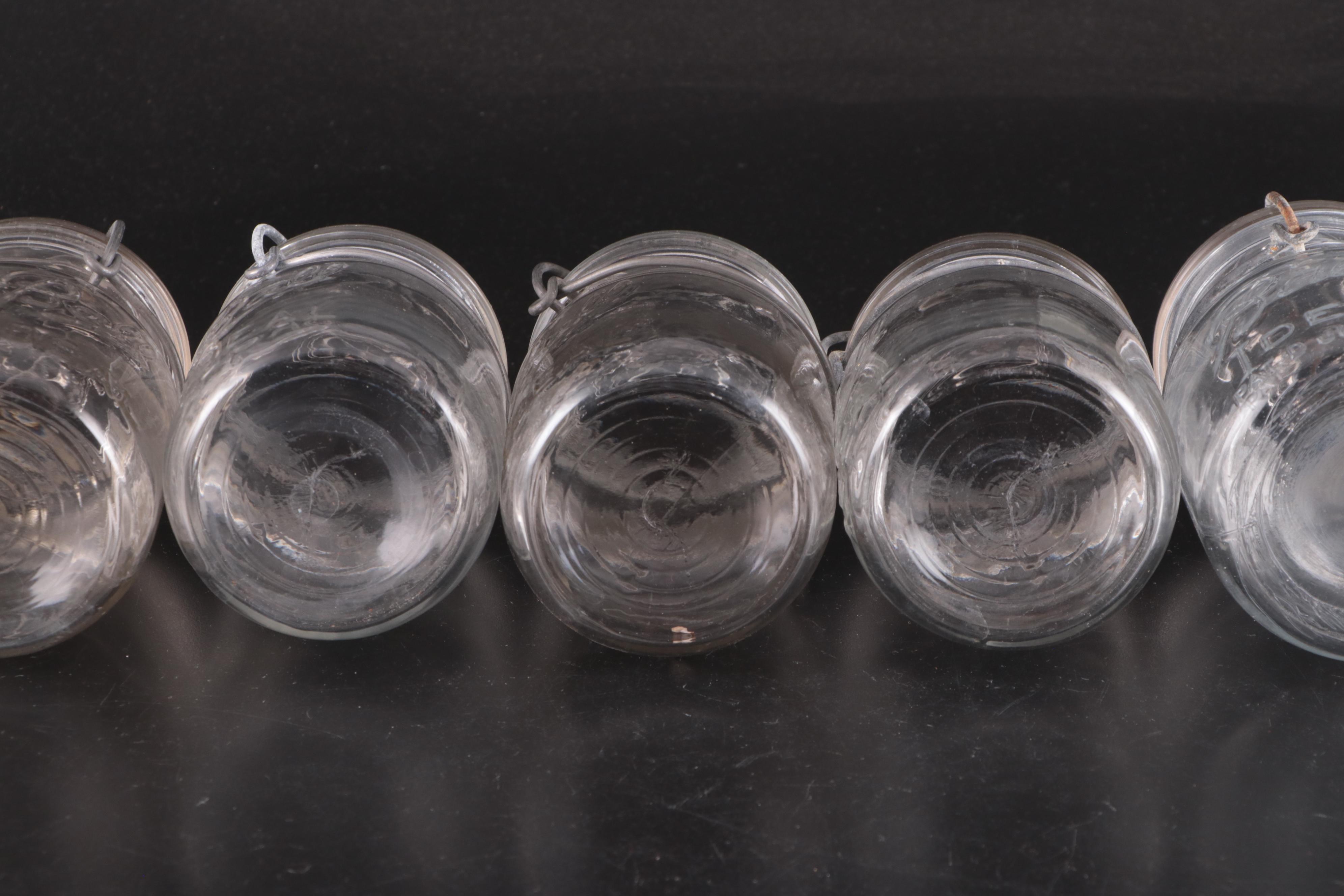 Ball Wire-Side Canning Jars with Ball and Drey "Perfect" Mason Jars