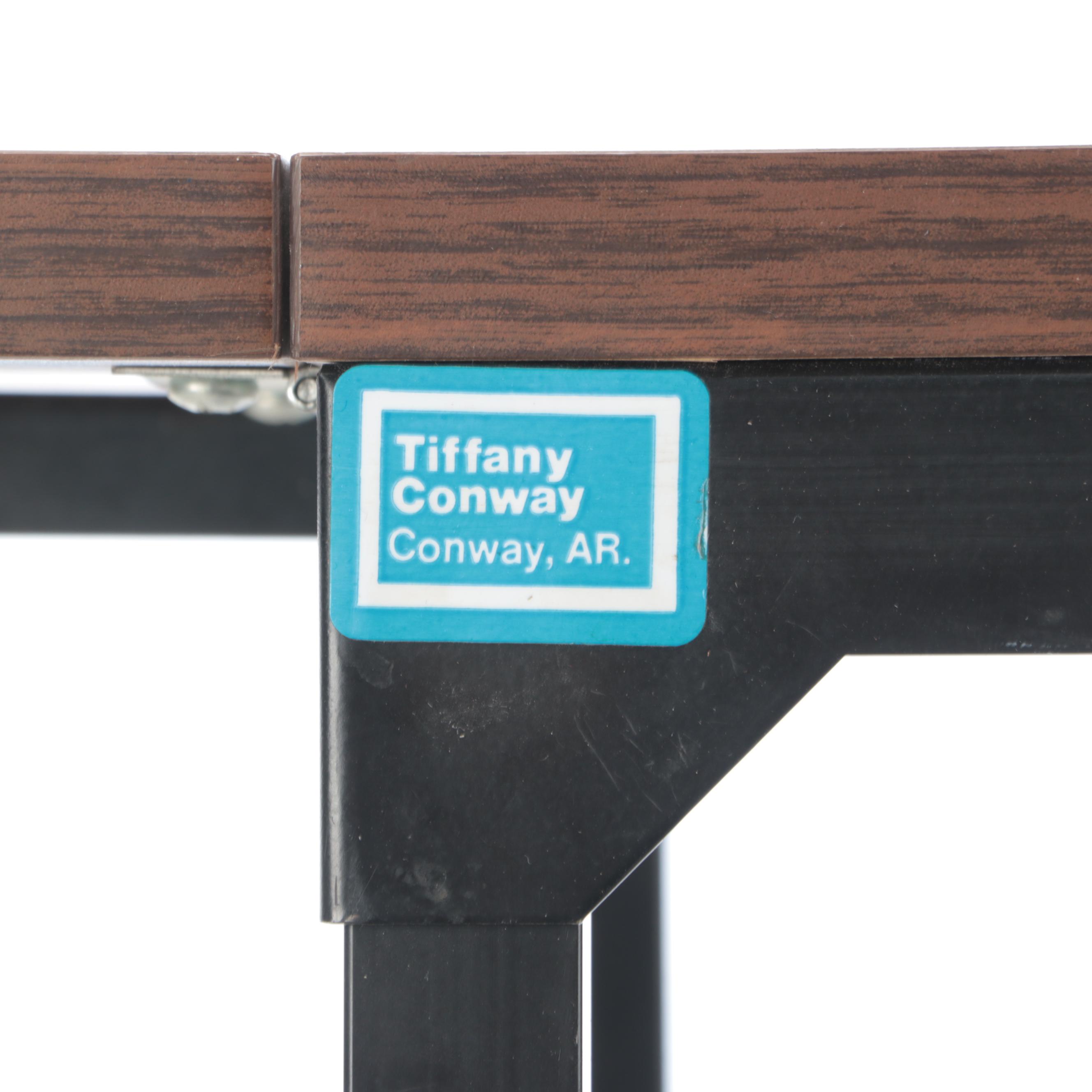 Singer Model 347 Turquoise Sewing Machine with Table and Stool