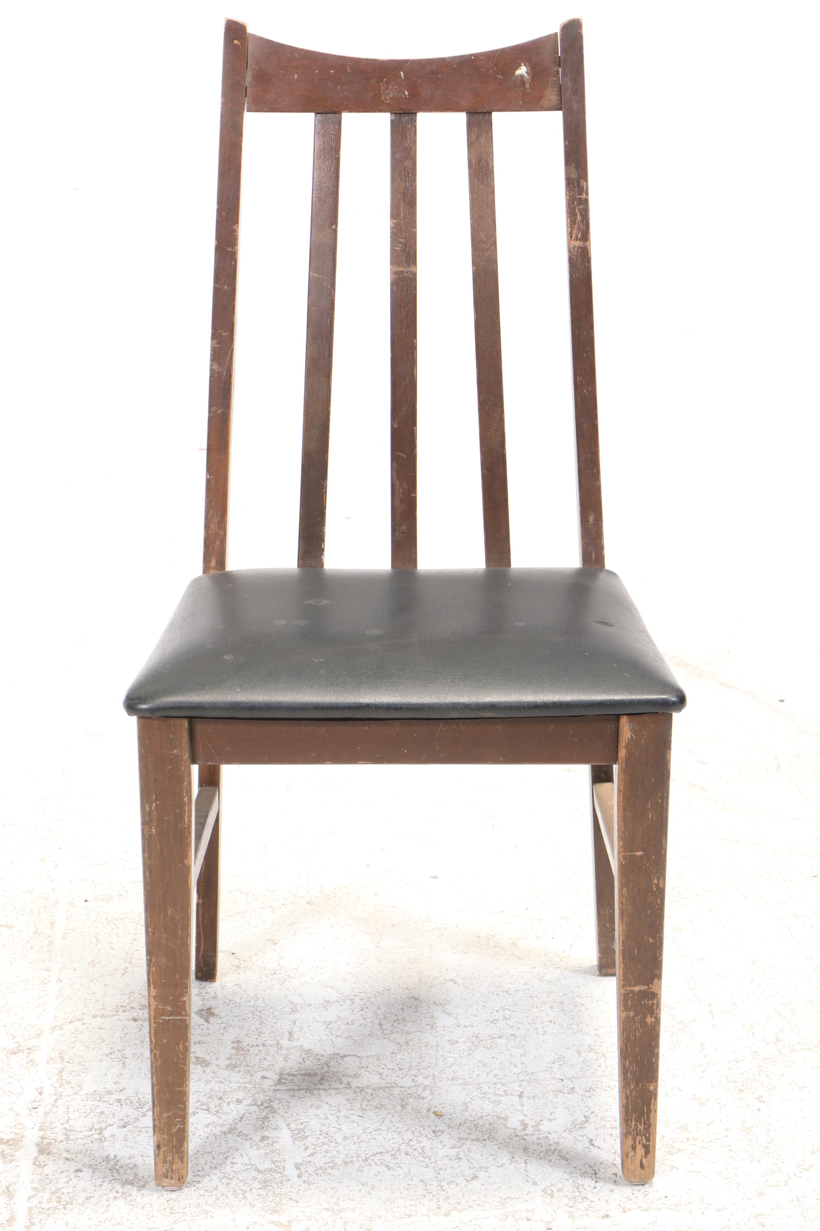 Universal Furniture Modernist Side Chair Plus Laminate Top Side Table