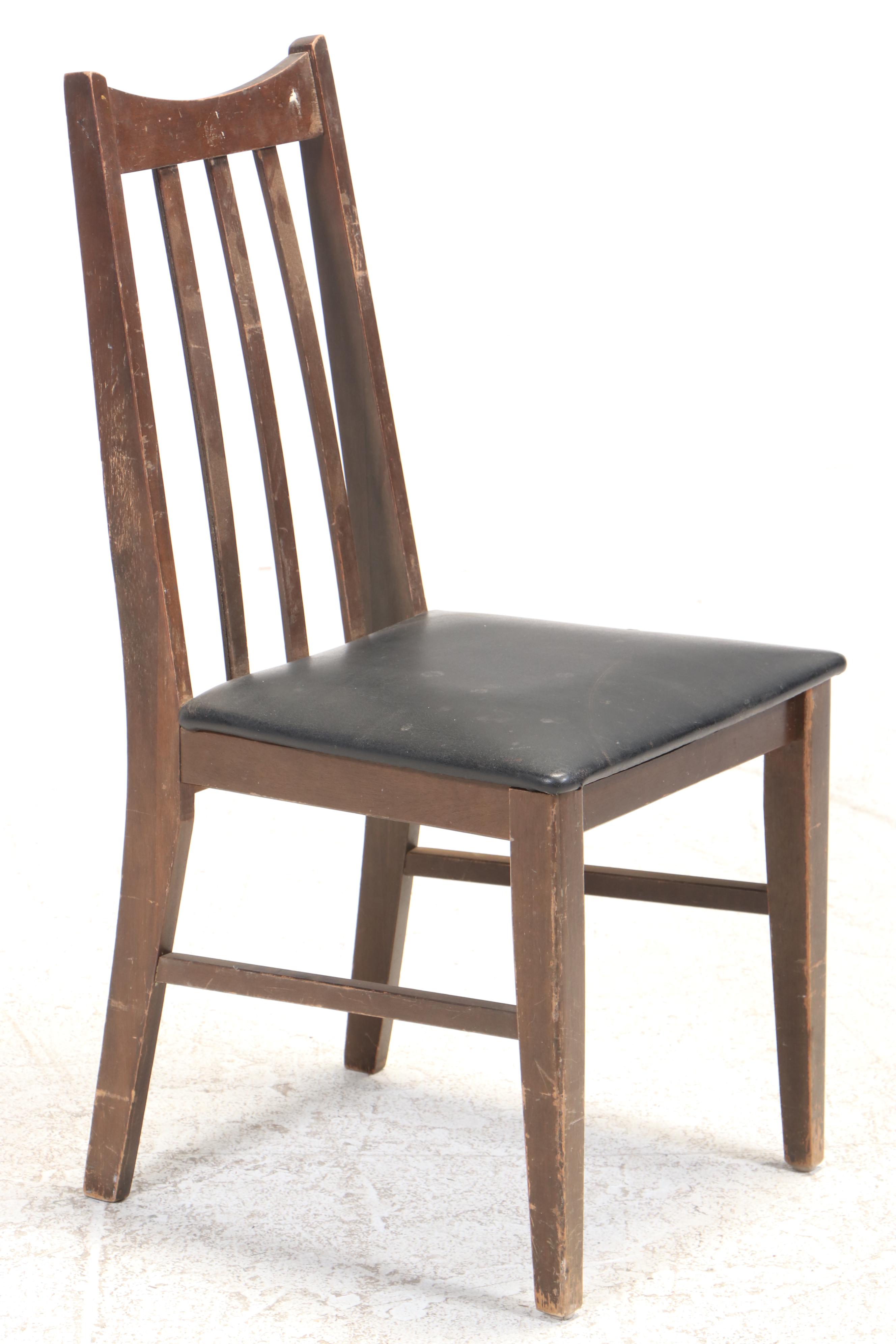 Universal Furniture Modernist Side Chair Plus Laminate Top Side Table