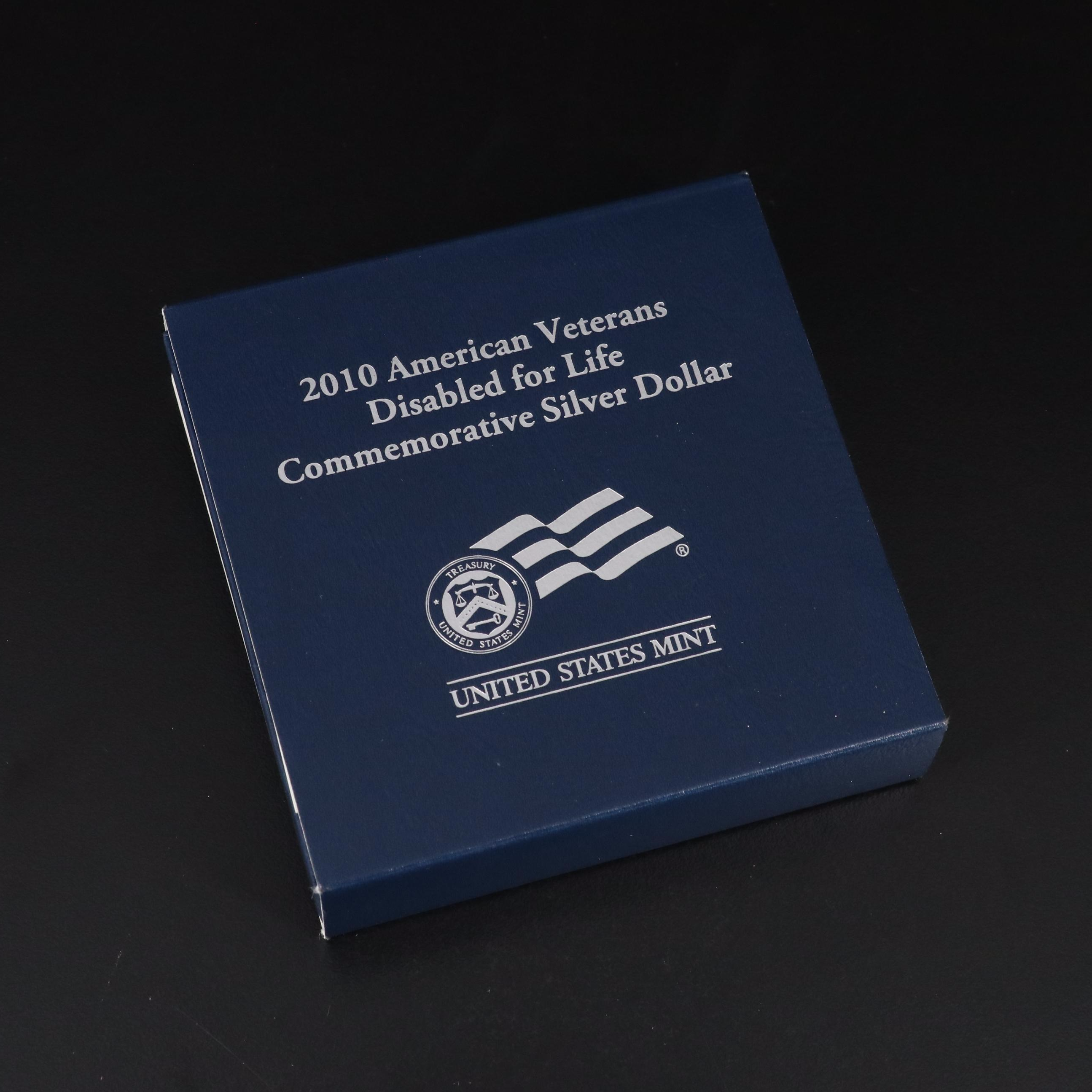 Three Modern Commemorative Proof Silver Dollars