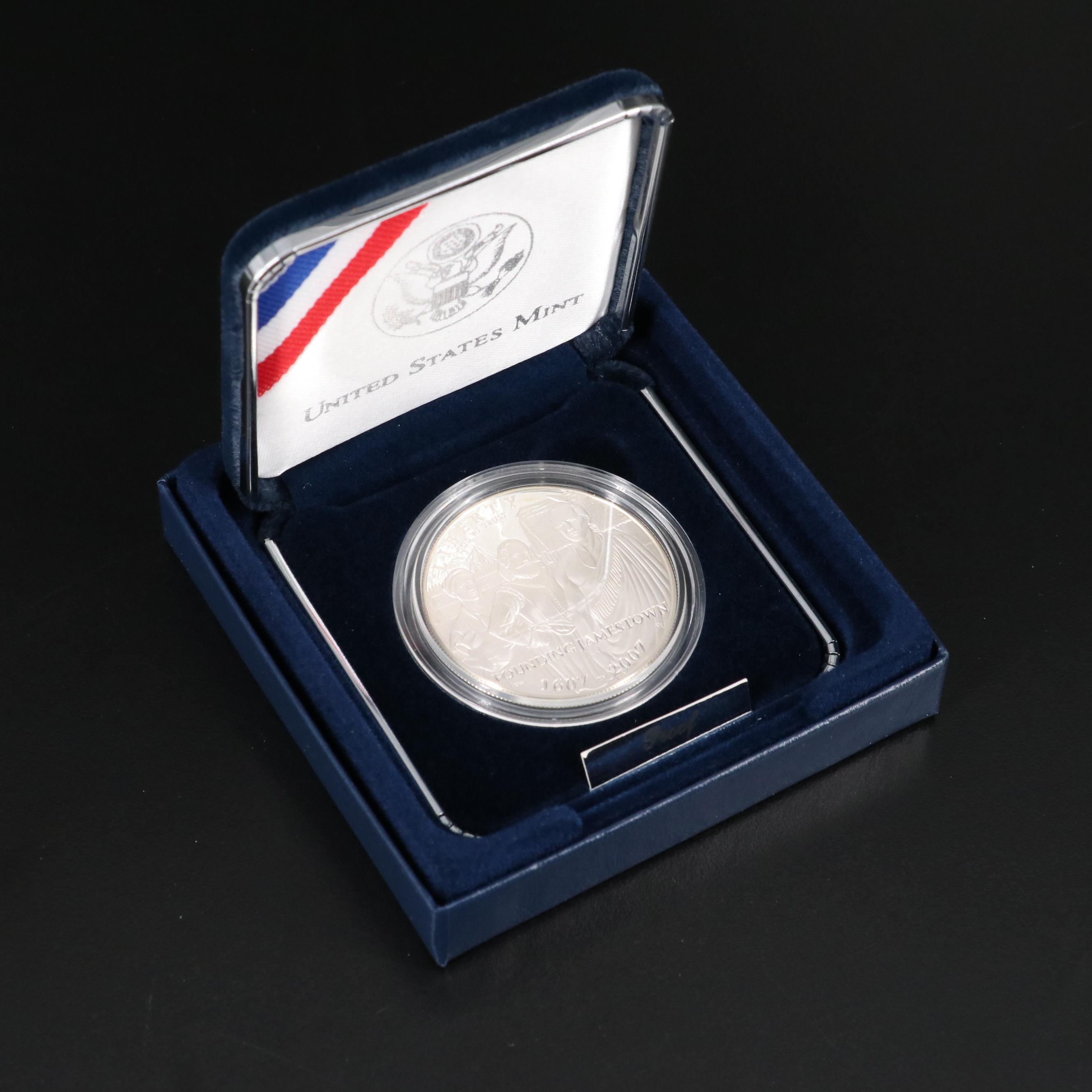 Three Modern Commemorative Proof Silver Dollars