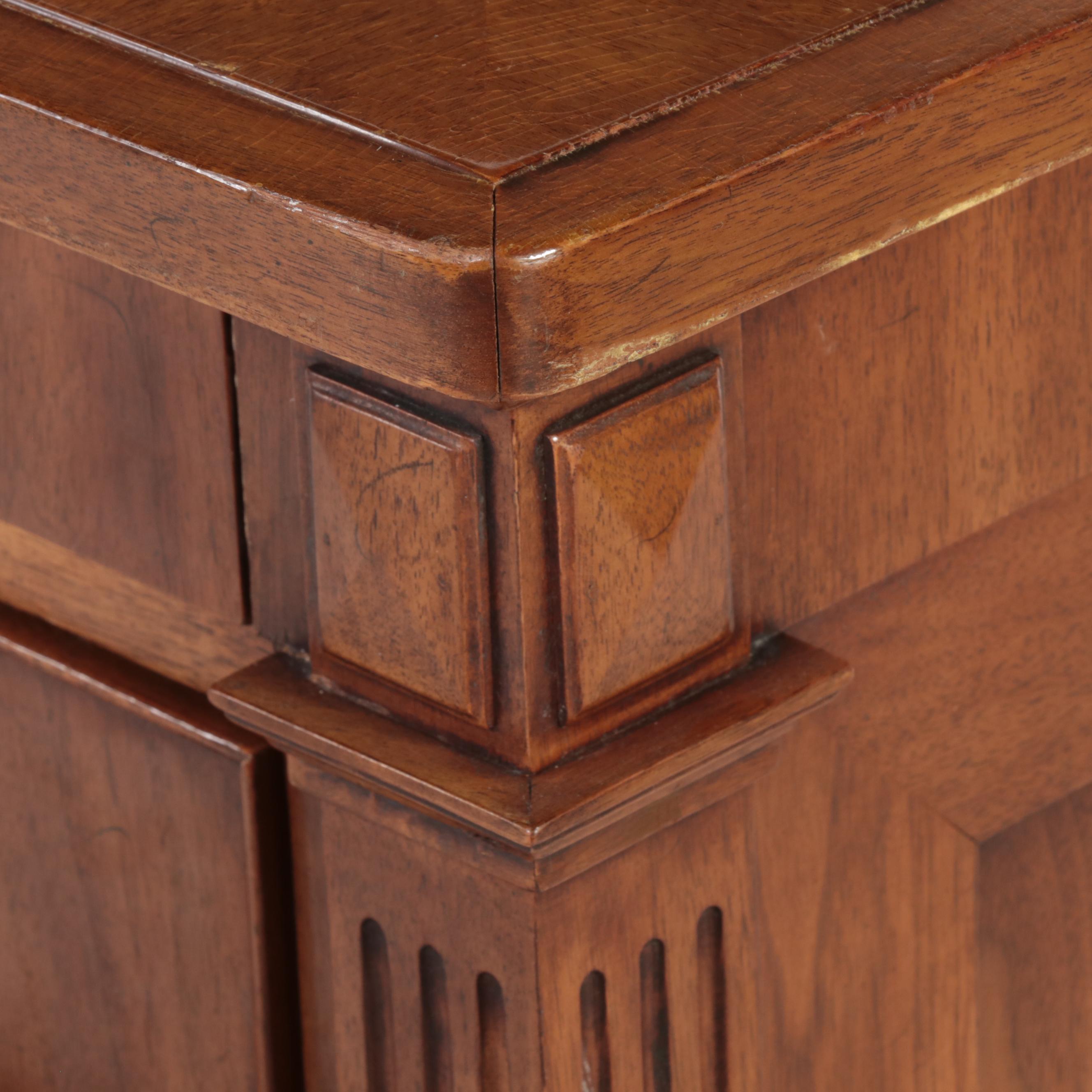 Drexel Enterprises Directoire Style Mahogany Desk with Farifield Executive Chair