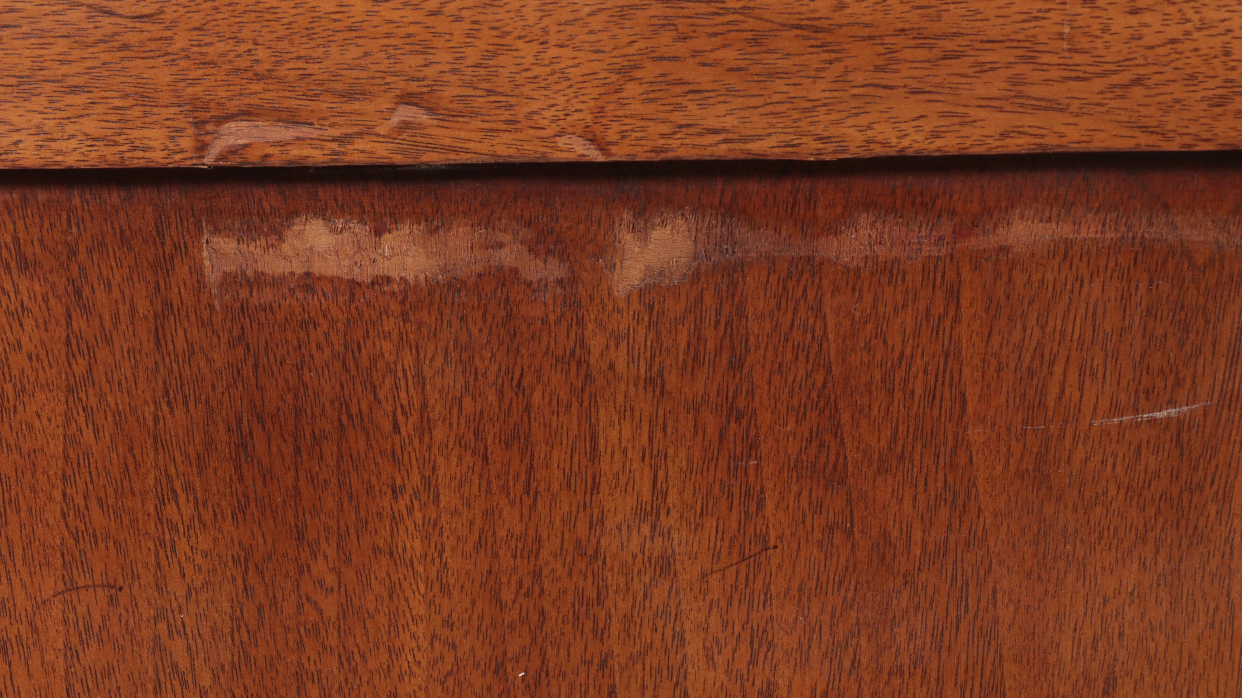 Drexel Enterprises Directoire Style Mahogany Desk with Farifield Executive Chair