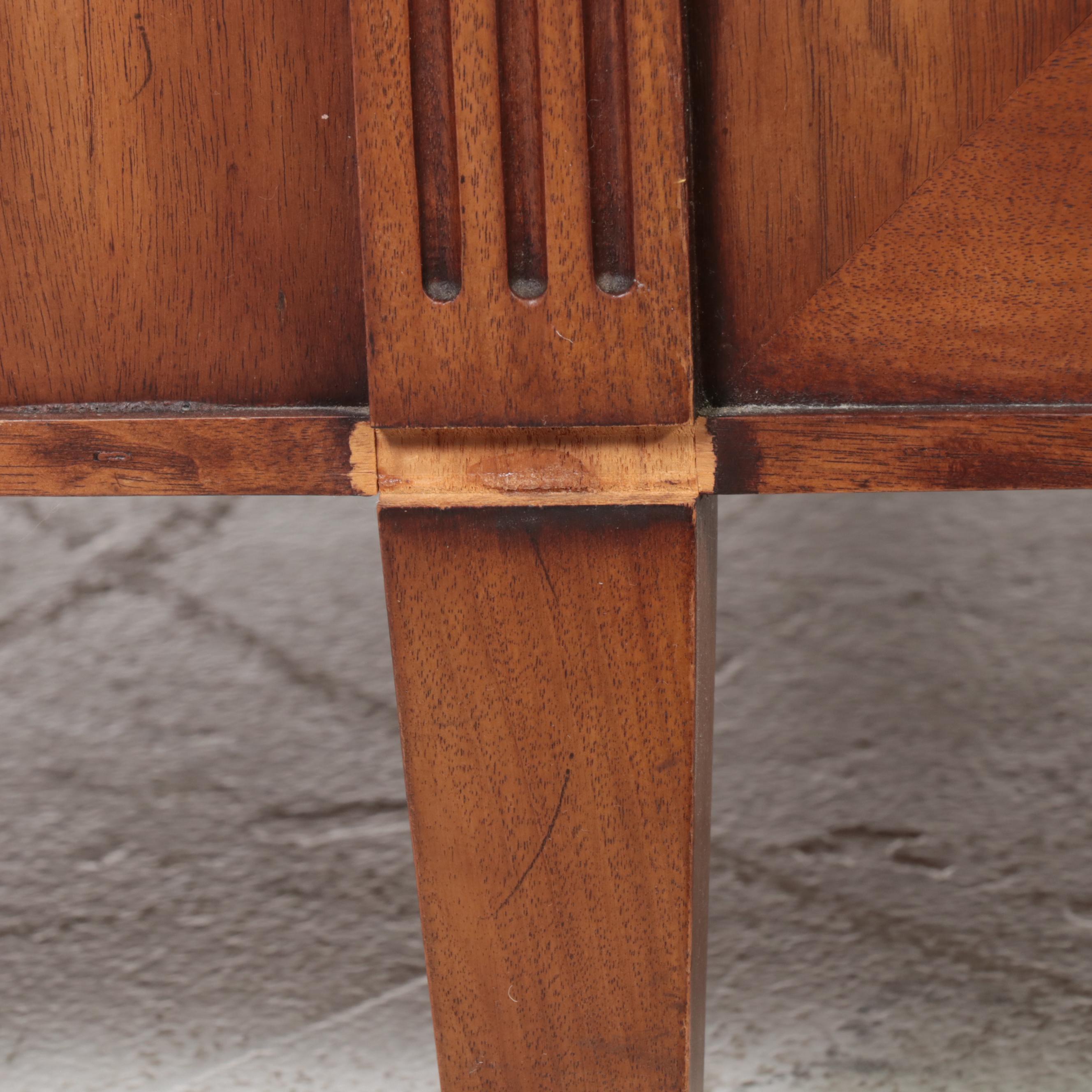 Drexel Enterprises Directoire Style Mahogany Desk with Farifield Executive Chair