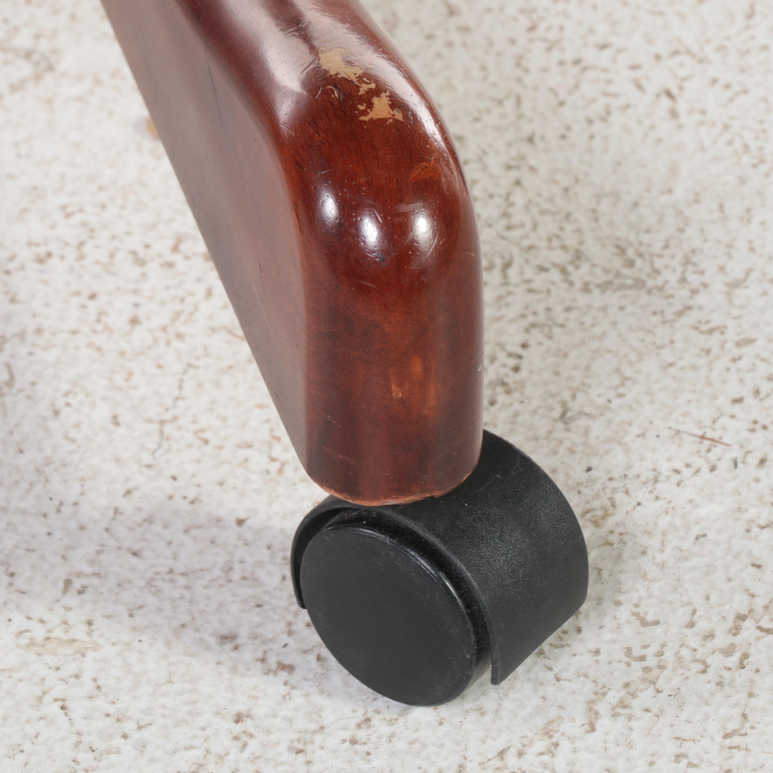 Drexel Enterprises Directoire Style Mahogany Desk with Farifield Executive Chair