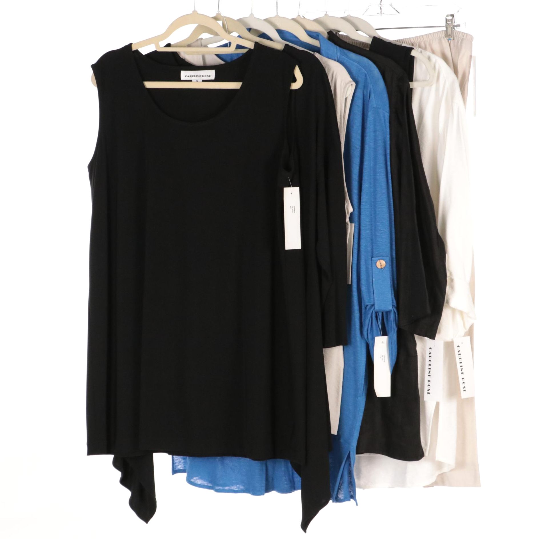 Caroline Rose Sleeveless and Long Sleeve Blouses, Pants Set & More