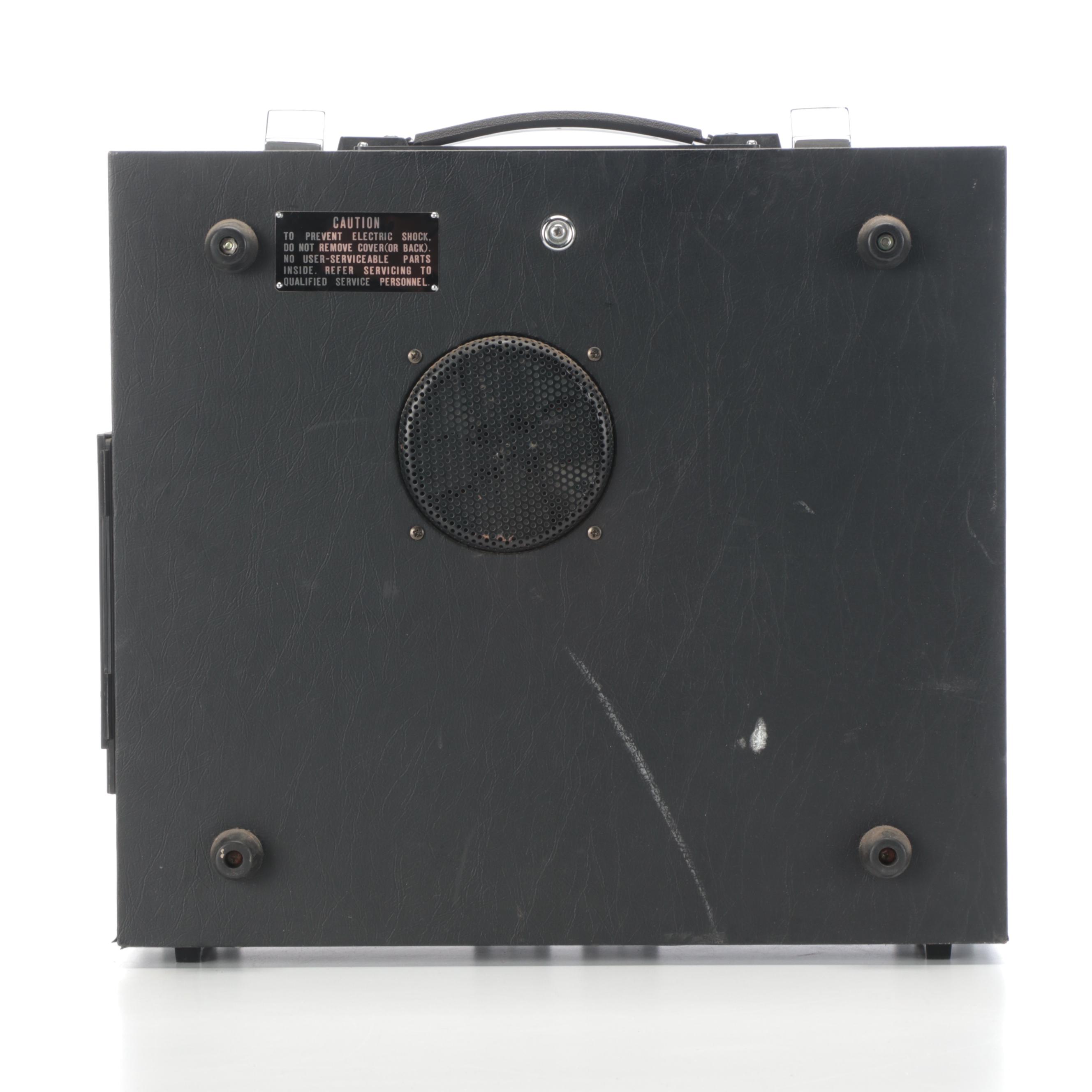 Sony Stereo Portable Tapecorder With Detacheable Speakers and Tapes